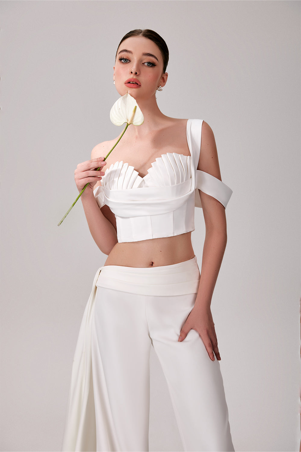 Celine Straight Pleated Set - MEAN BLVD