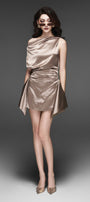 Charlotte Draped Mini Dress - MEAN BLVD