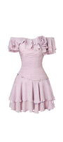 Chérie Ruffle Mini Dress - MEAN BLVD