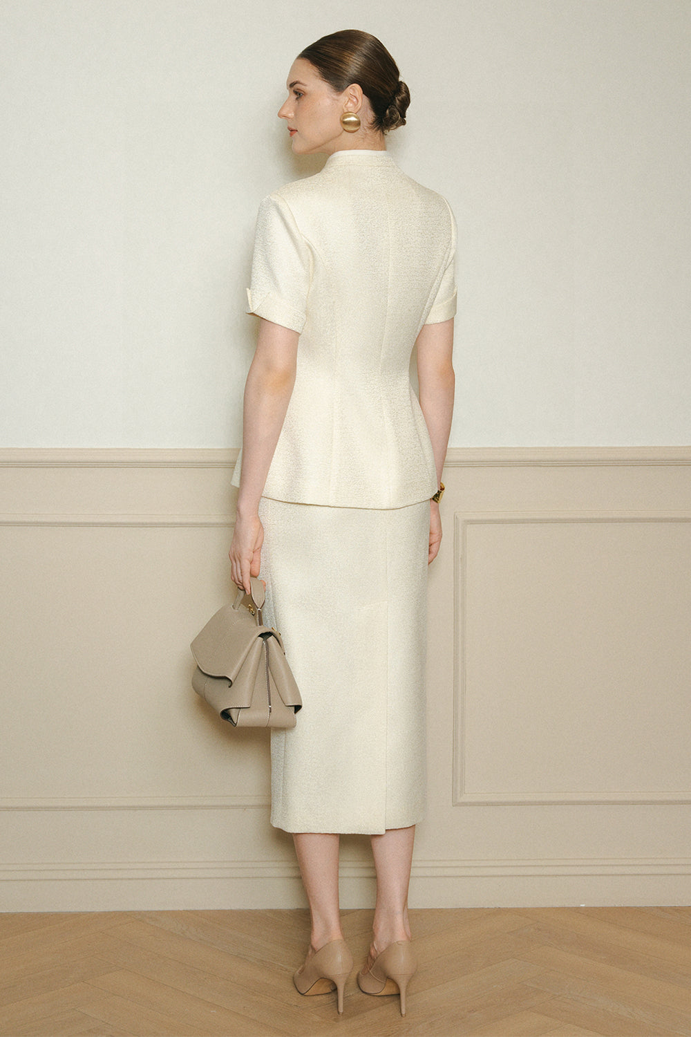 Chloe Peplum Wool Blazer - MEAN BLVD