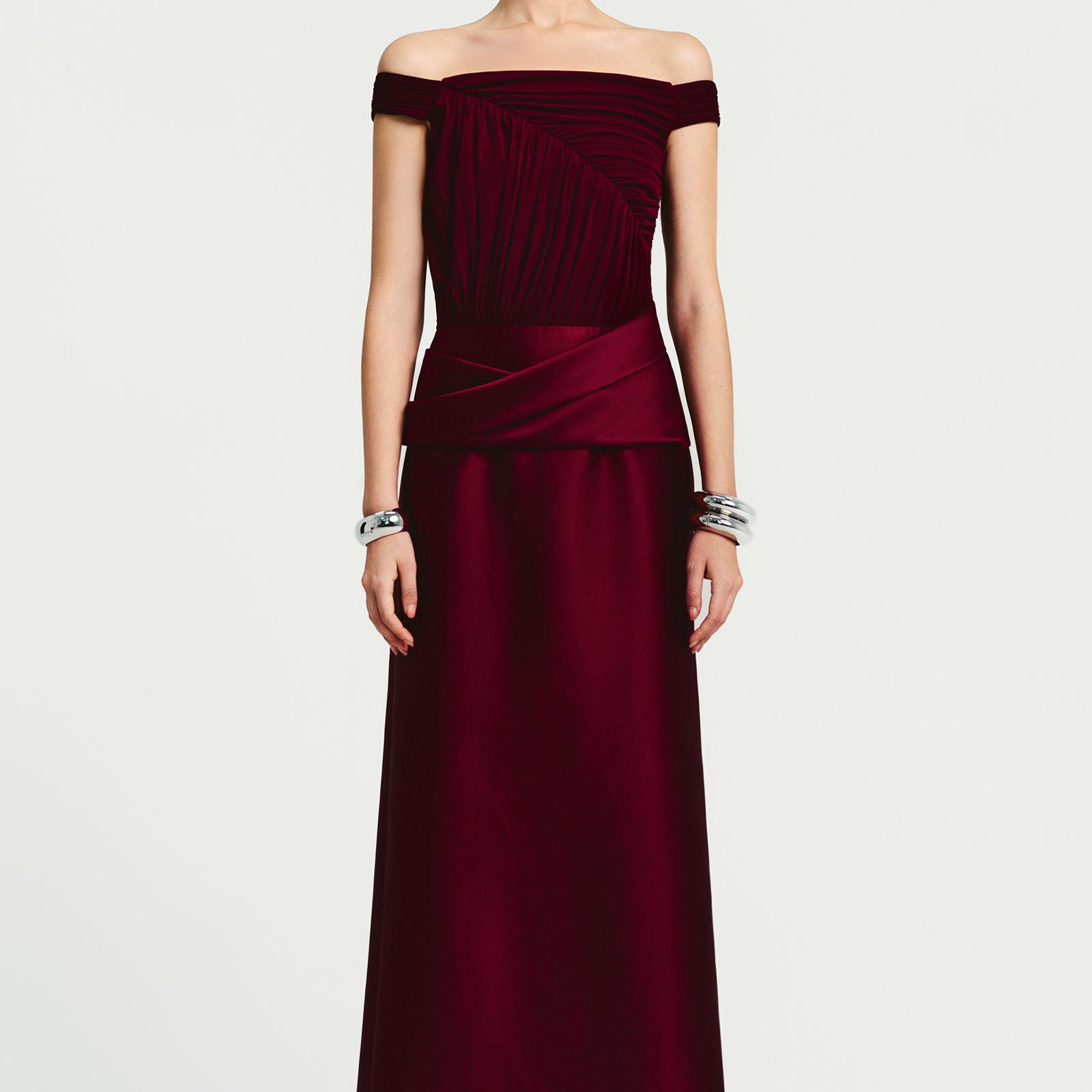 Ciel Off-Shoulder Maxi Dress - MEAN BLVD
