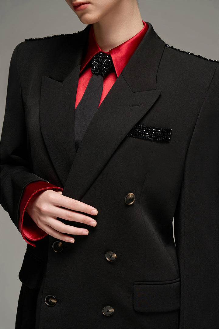 Claire Taffeta Cravat - MEAN BLVD