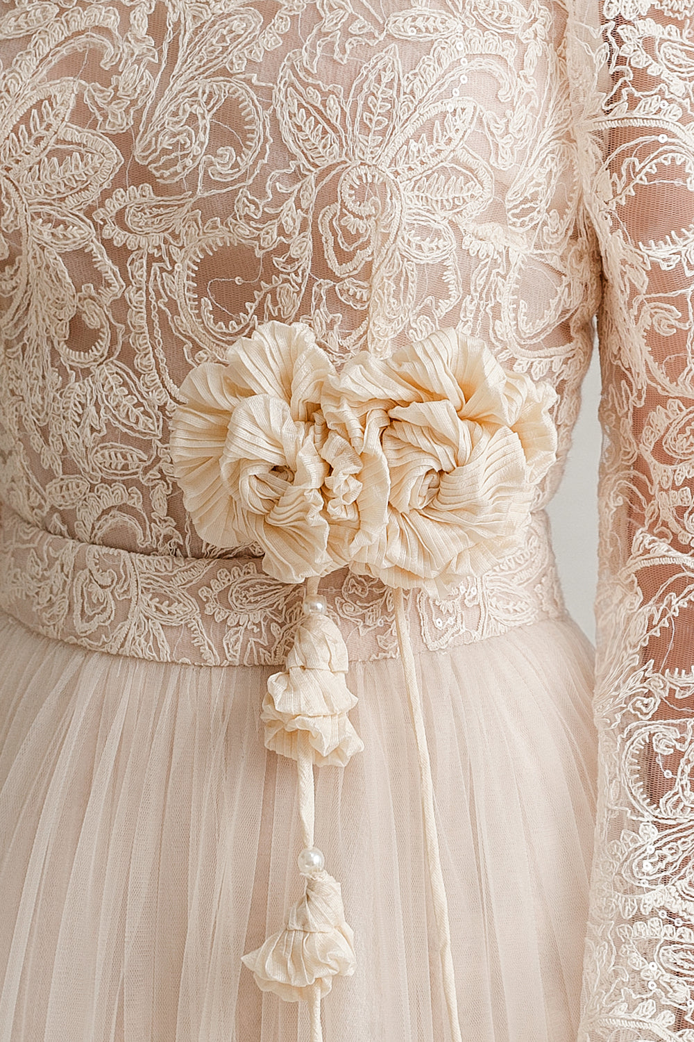 Floral Polyester Brooch