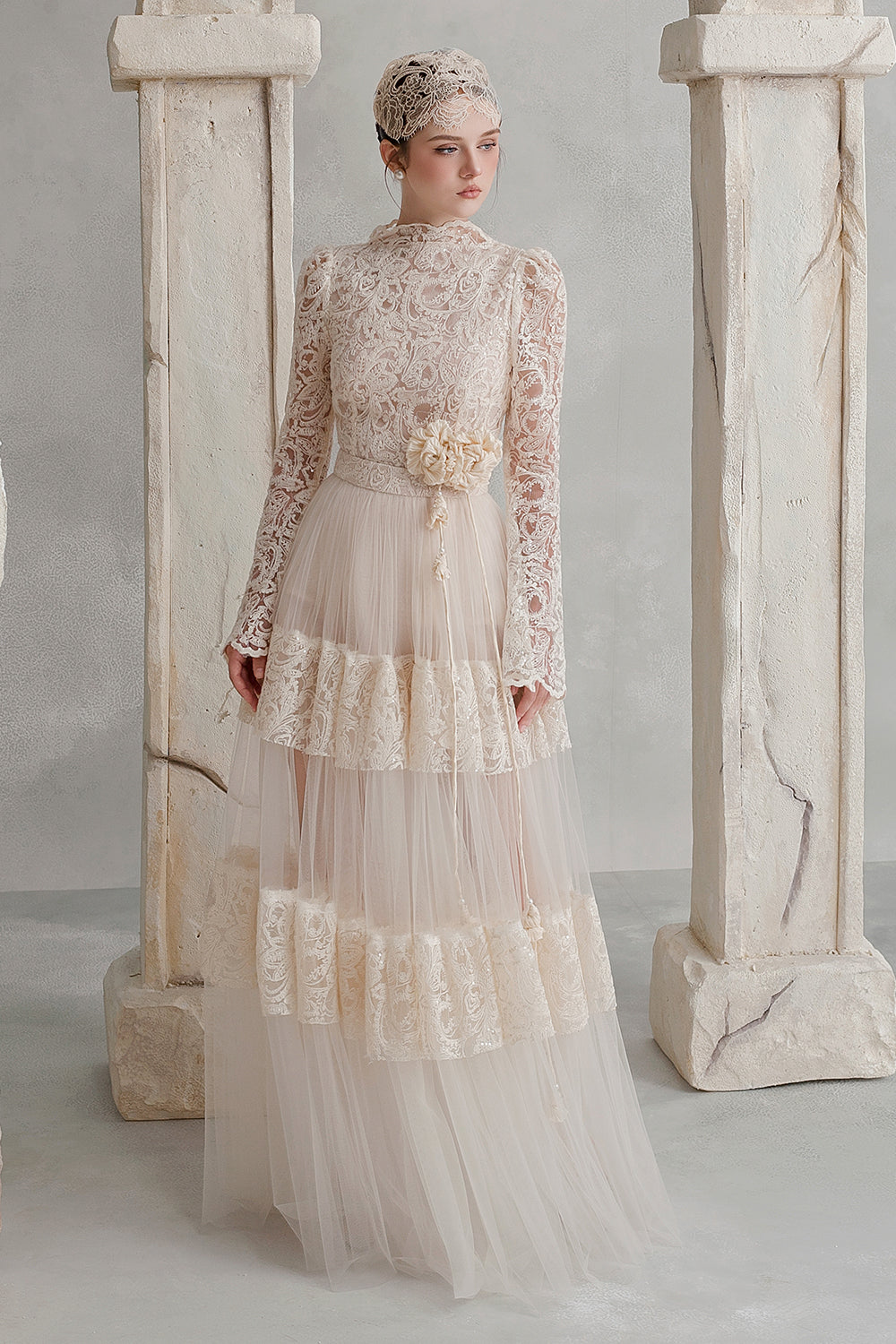 Clara A-line Pleated Skirt - MEAN BLVD