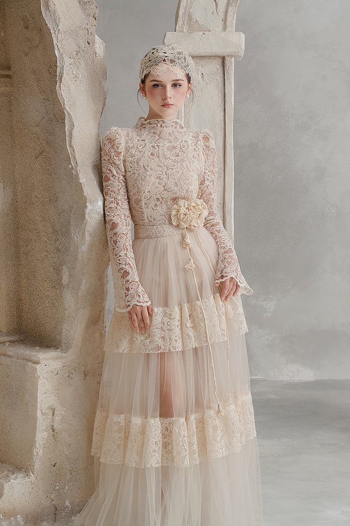 Clara A-line Pleated Skirt - MEAN BLVD