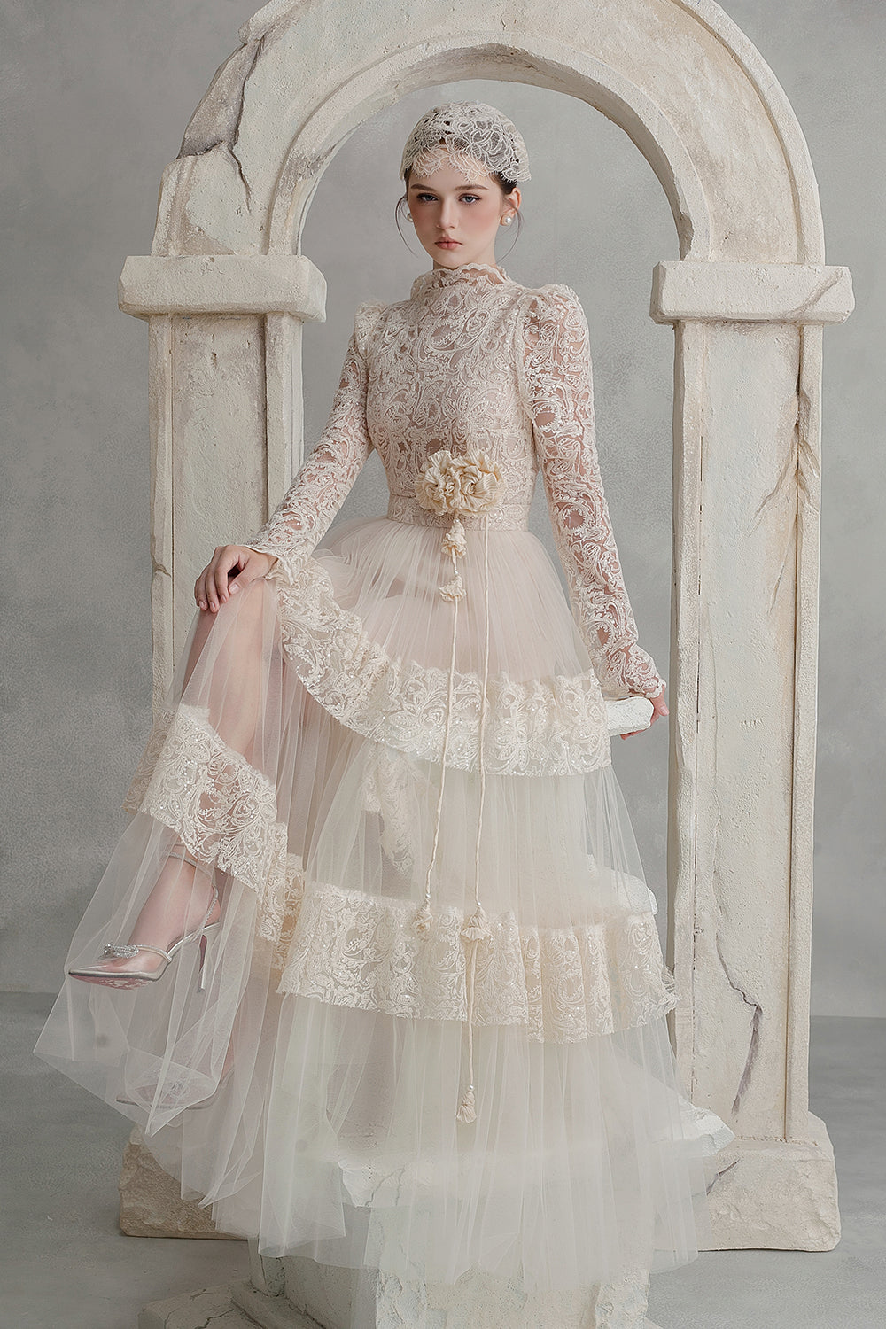 Clara A-line Pleated Skirt - MEAN BLVD