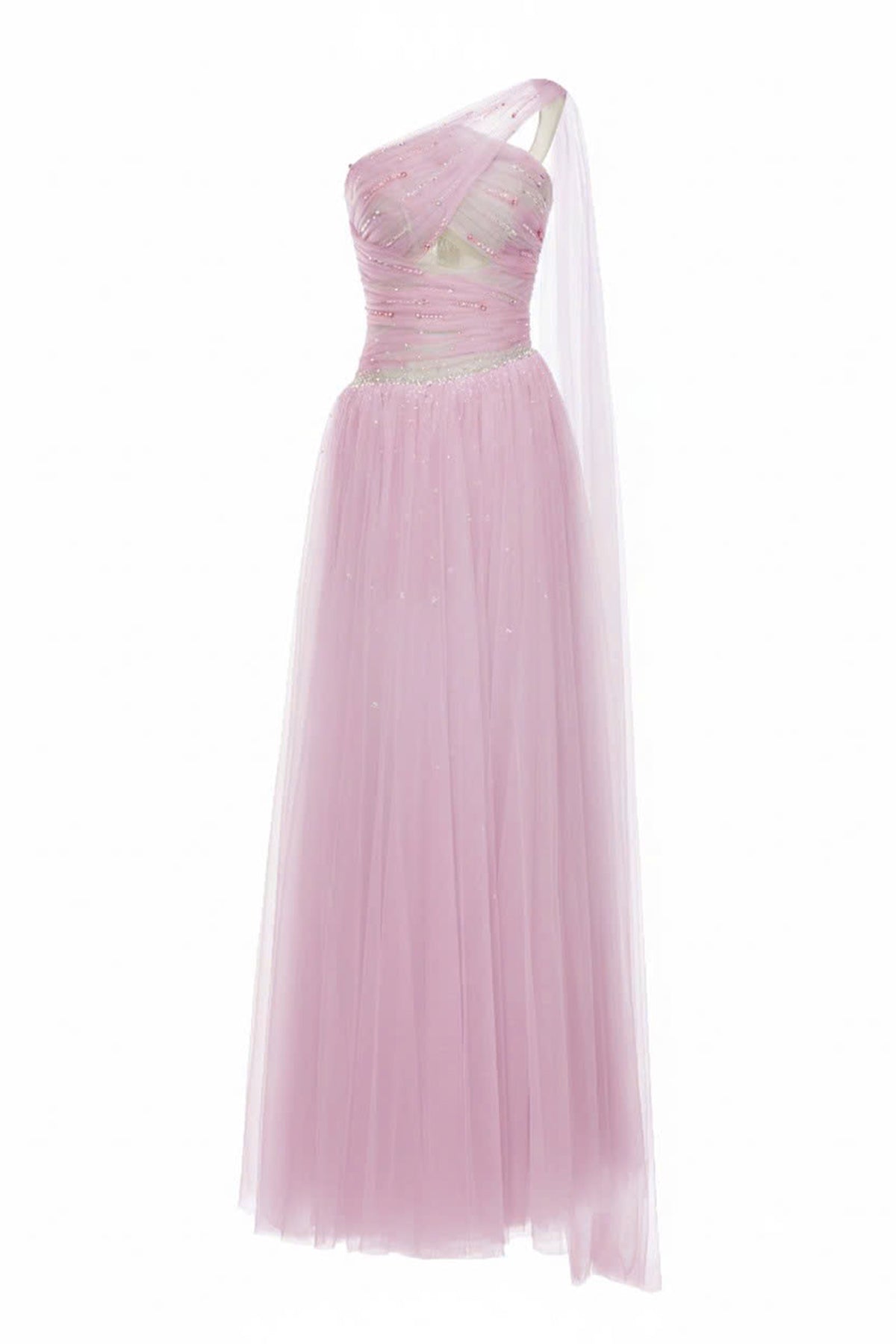 Clara One Shoulder Maxi Dress - MEAN BLVD