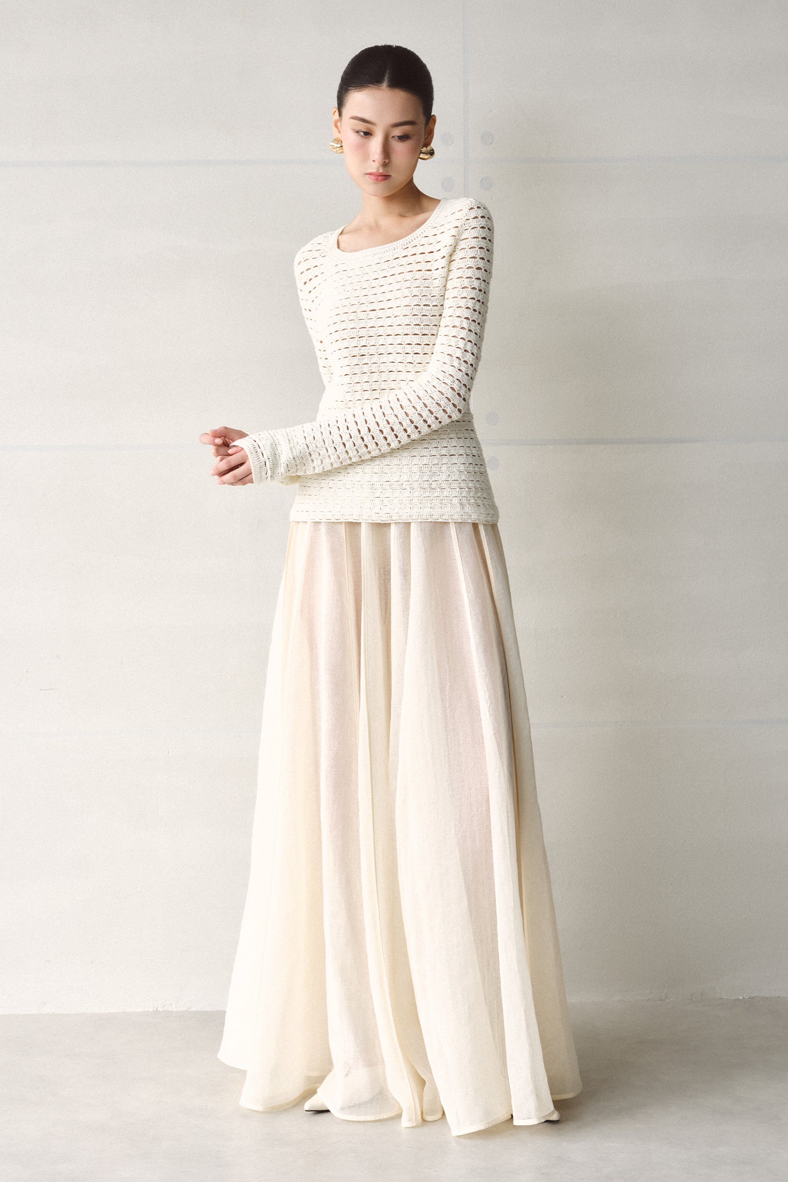 Clever A-line Pleated Skirt - MEAN BLVD