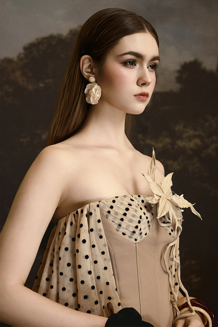 Clio Bubble Draped Mini Dress - MEAN BLVD