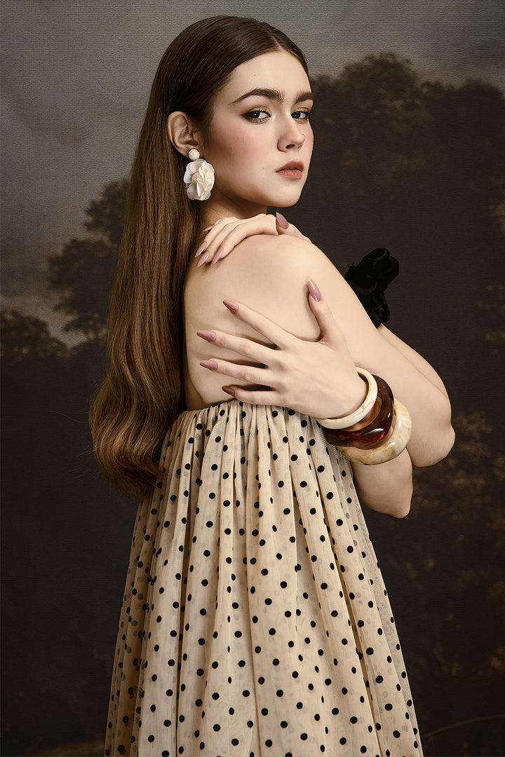 Clio Bubble Draped Mini Dress - MEAN BLVD