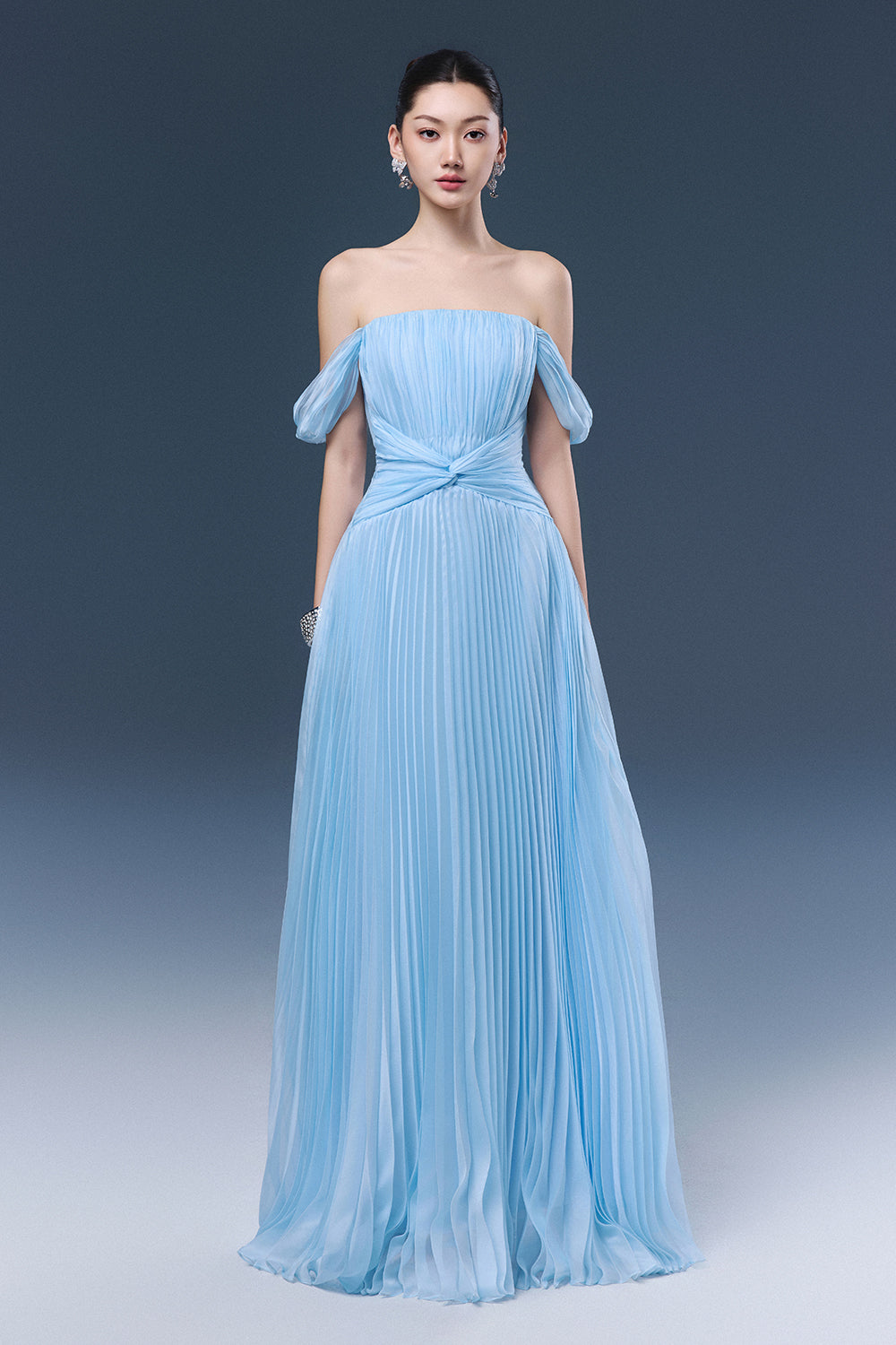 Clover Pleated Maxi Dress - MEAN BLVD