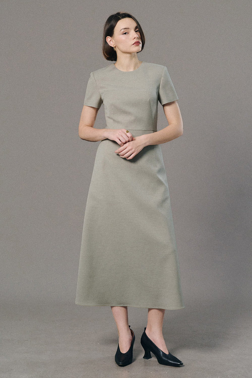 Colette A-line Midi Dress - MEAN BLVD