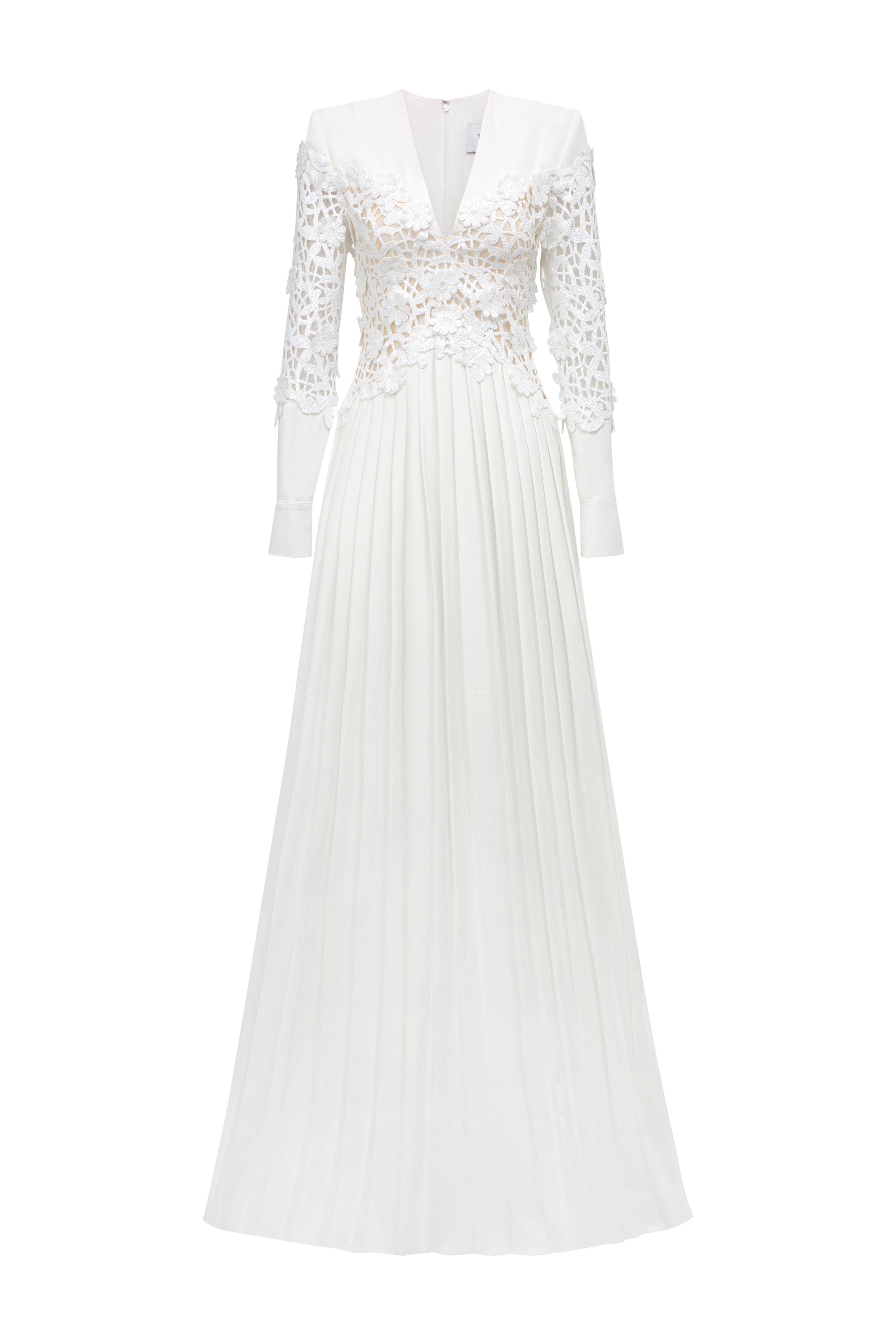 Ariella Pleated Maxi Dress