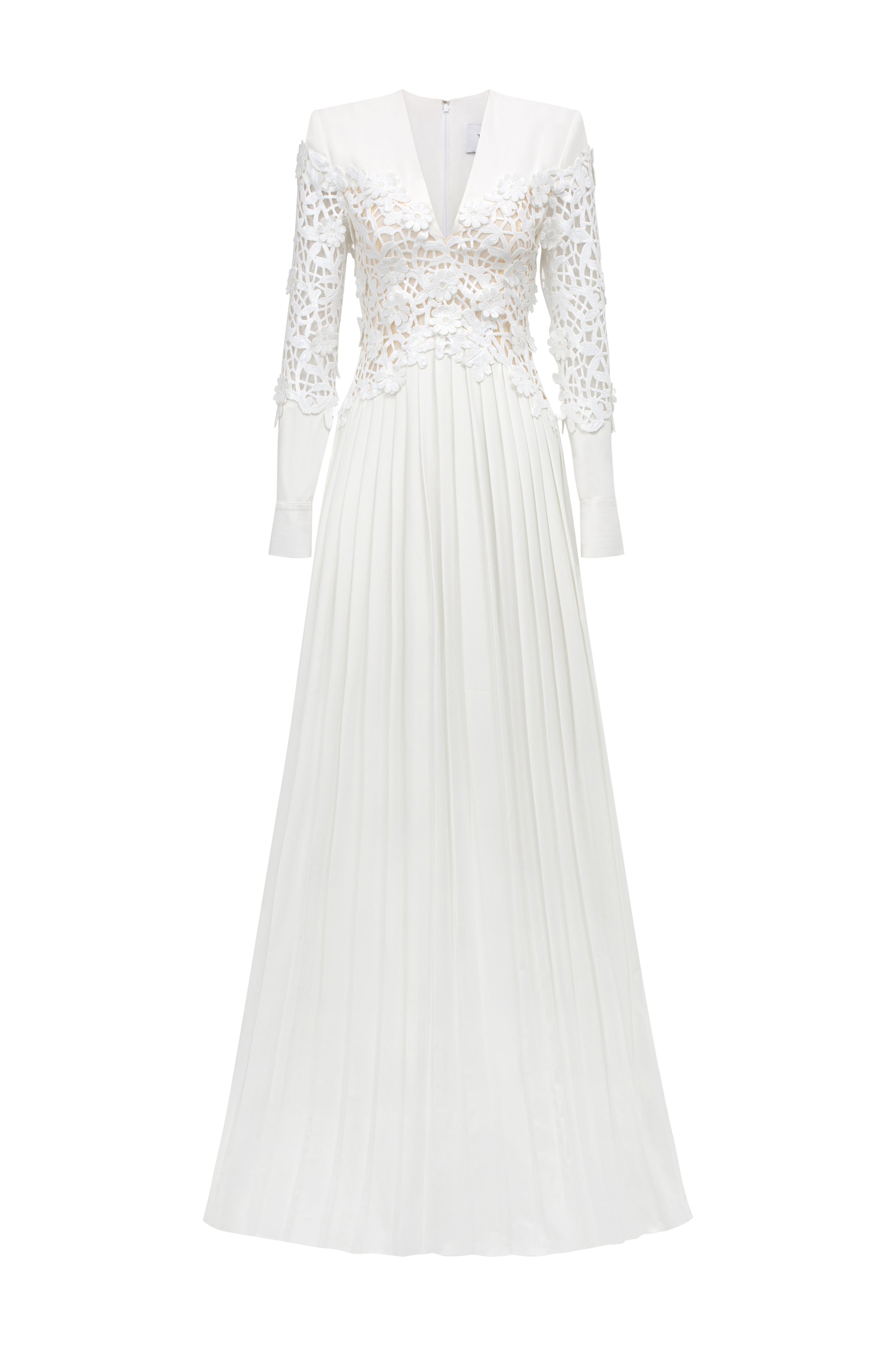 Ariella Pleated Maxi Dress