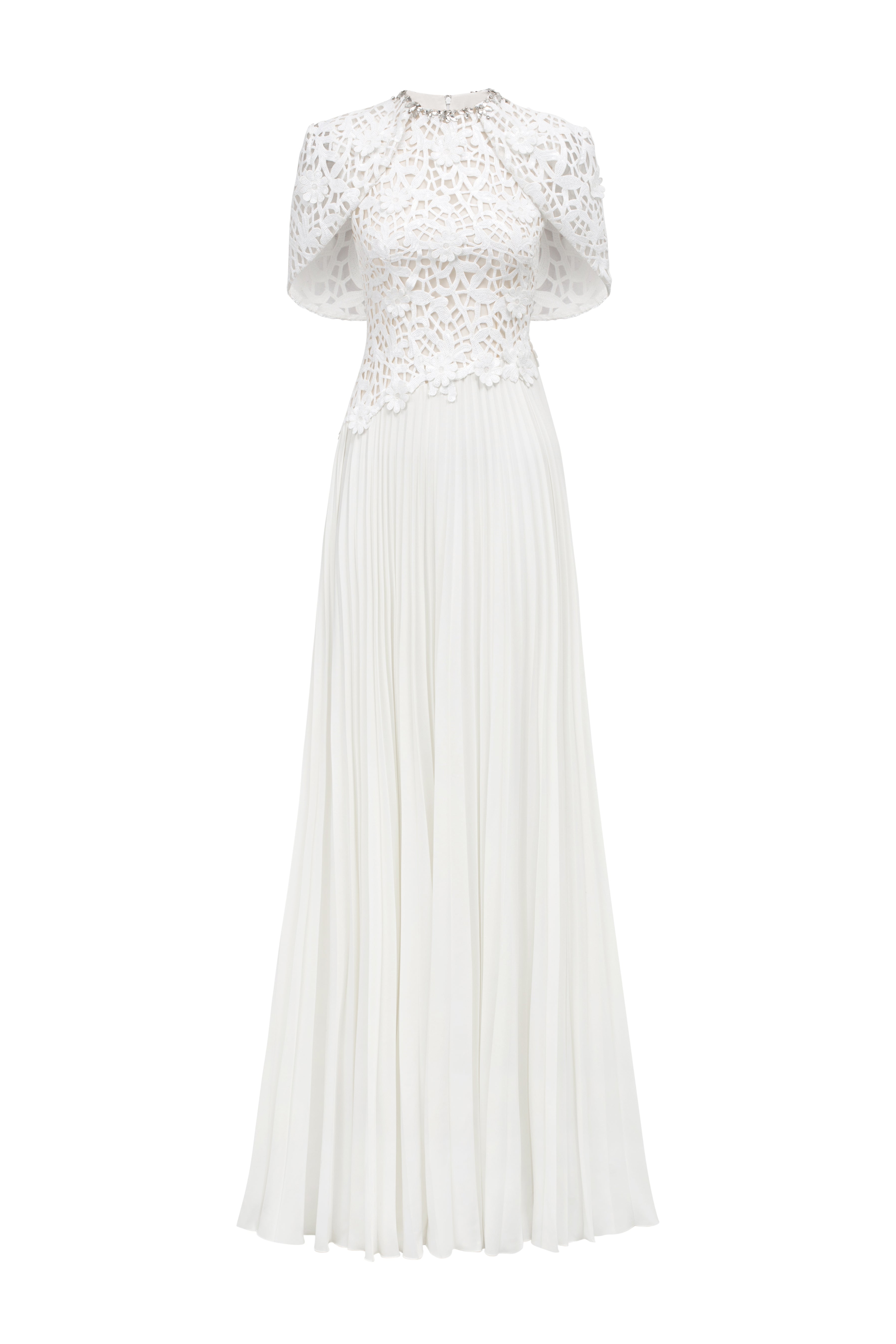 Adalyn Cape Sleeve Maxi Dress