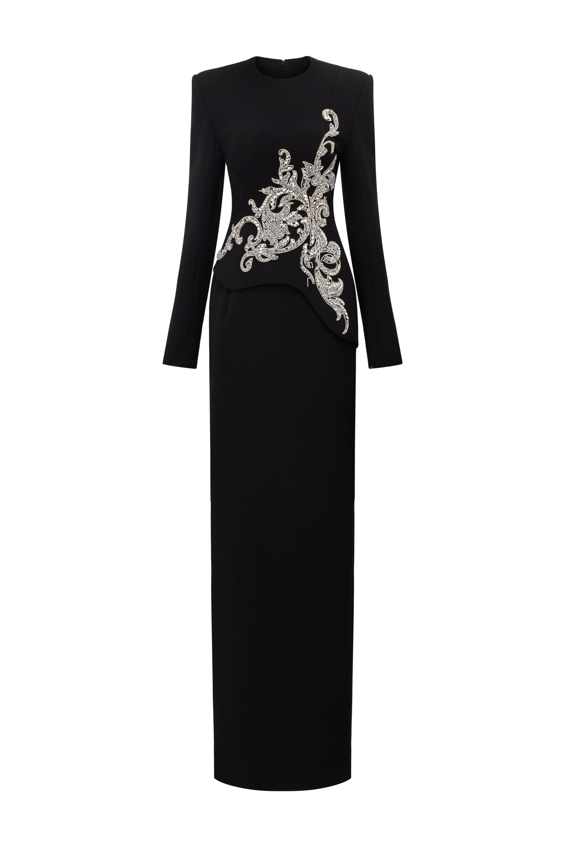 Magnolia Bead Maxi Dress - Black / S