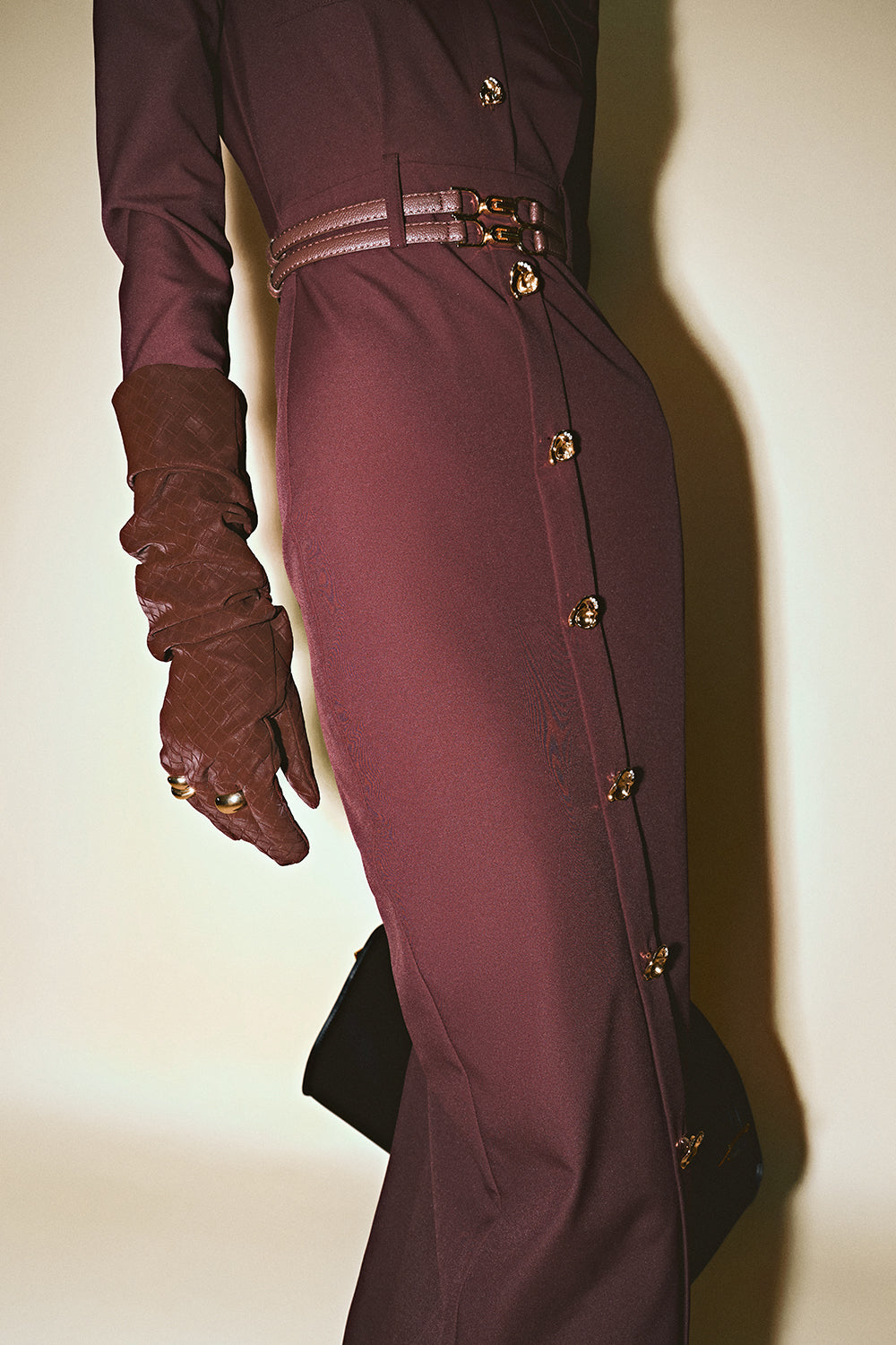 Caelum Collared Button Midi Dress