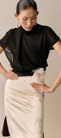 Cora Draped Top - MEAN BLVD