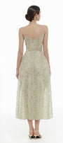 Coralie Scoop Applique Midi Dress - MEAN BLVD