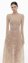 Coralie Scoop Applique Midi Dress - MEAN BLVD