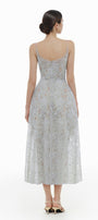Coralie Scoop Applique Midi Dress - MEAN BLVD