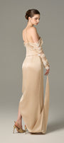 Alluring Silk Chiffon Corset Top & Maxi Set 2