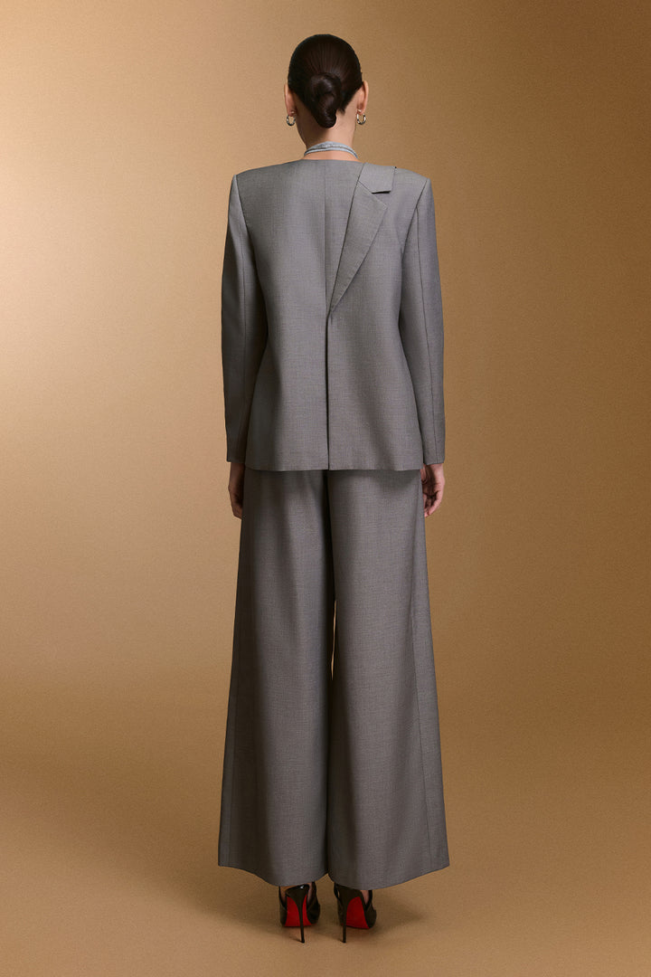 Crimson Straight Bamboo Blazer - MEAN BLVD