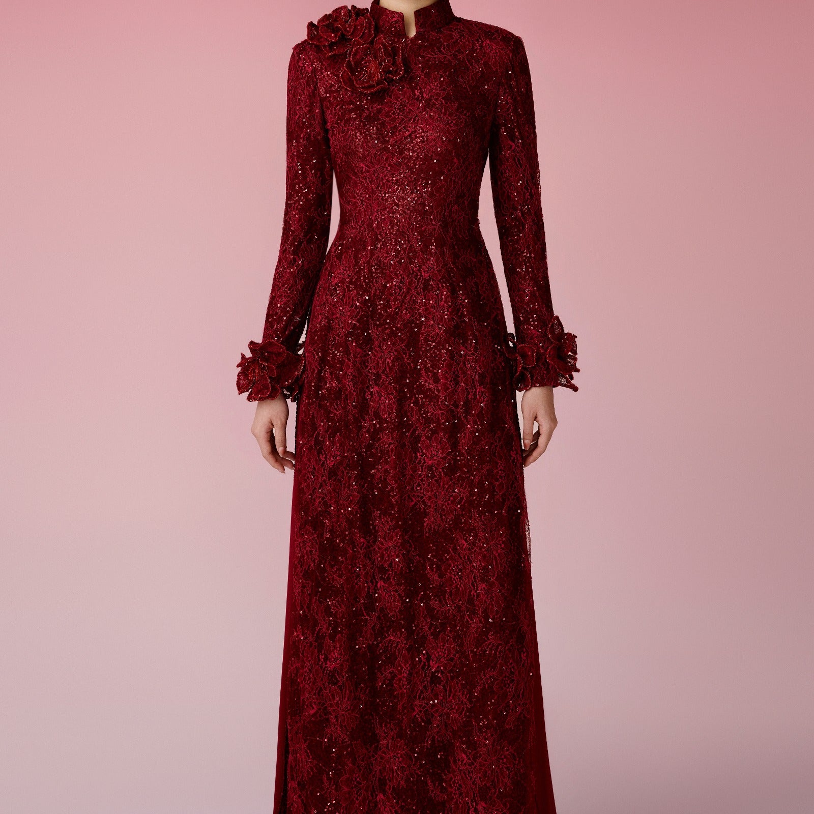 Hai Duong Mandarin Ao Dai Set