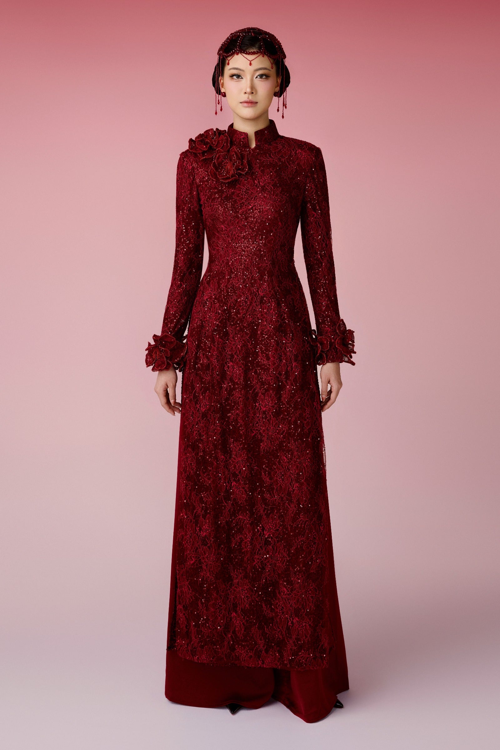 Hai Duong Mandarin Ao Dai Set