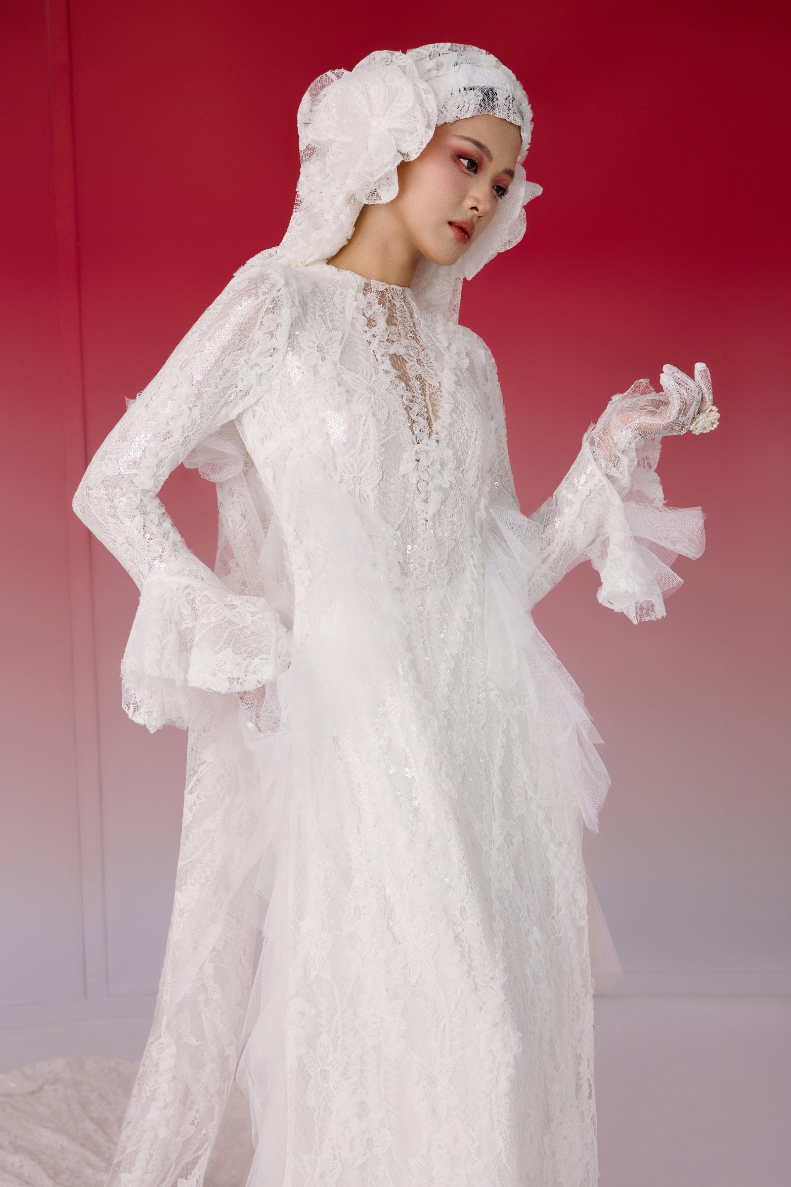 Bach Chi Round Neck Ao Dai Set