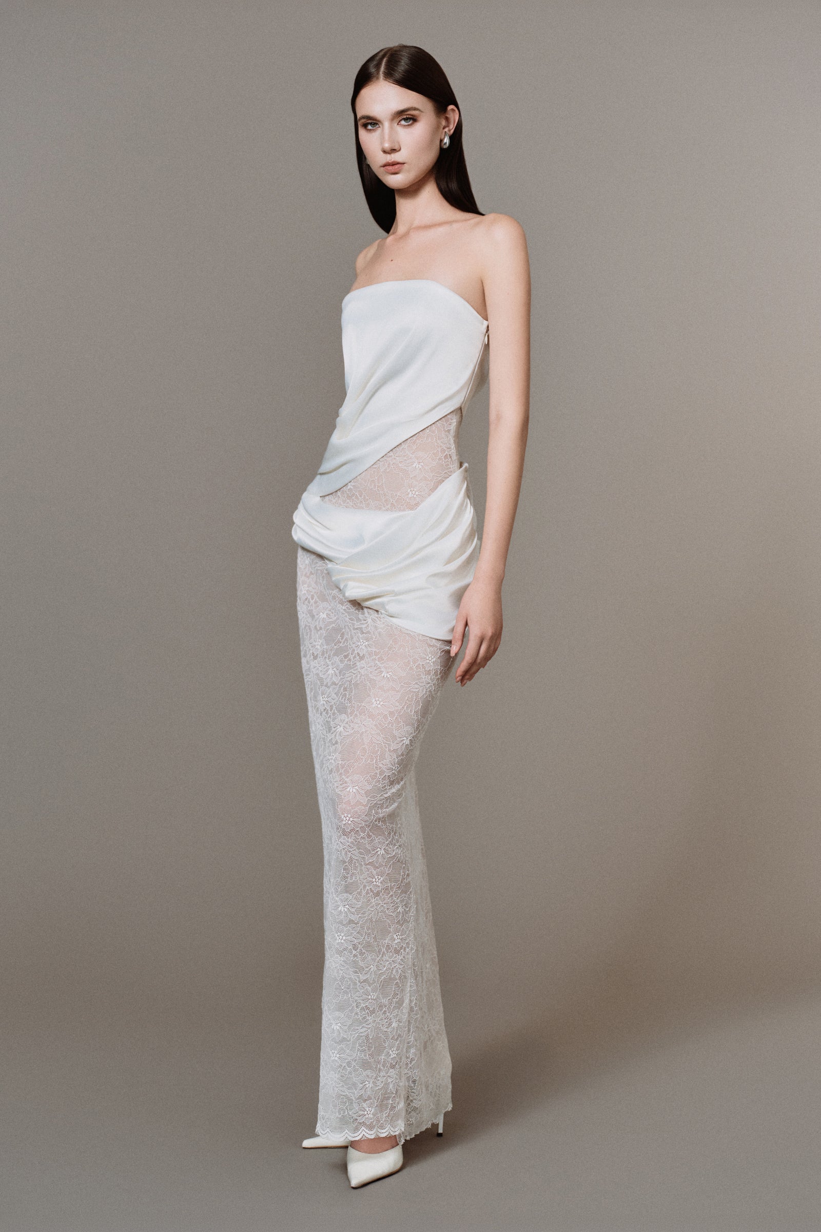 Cylia Draped Maxi Dress