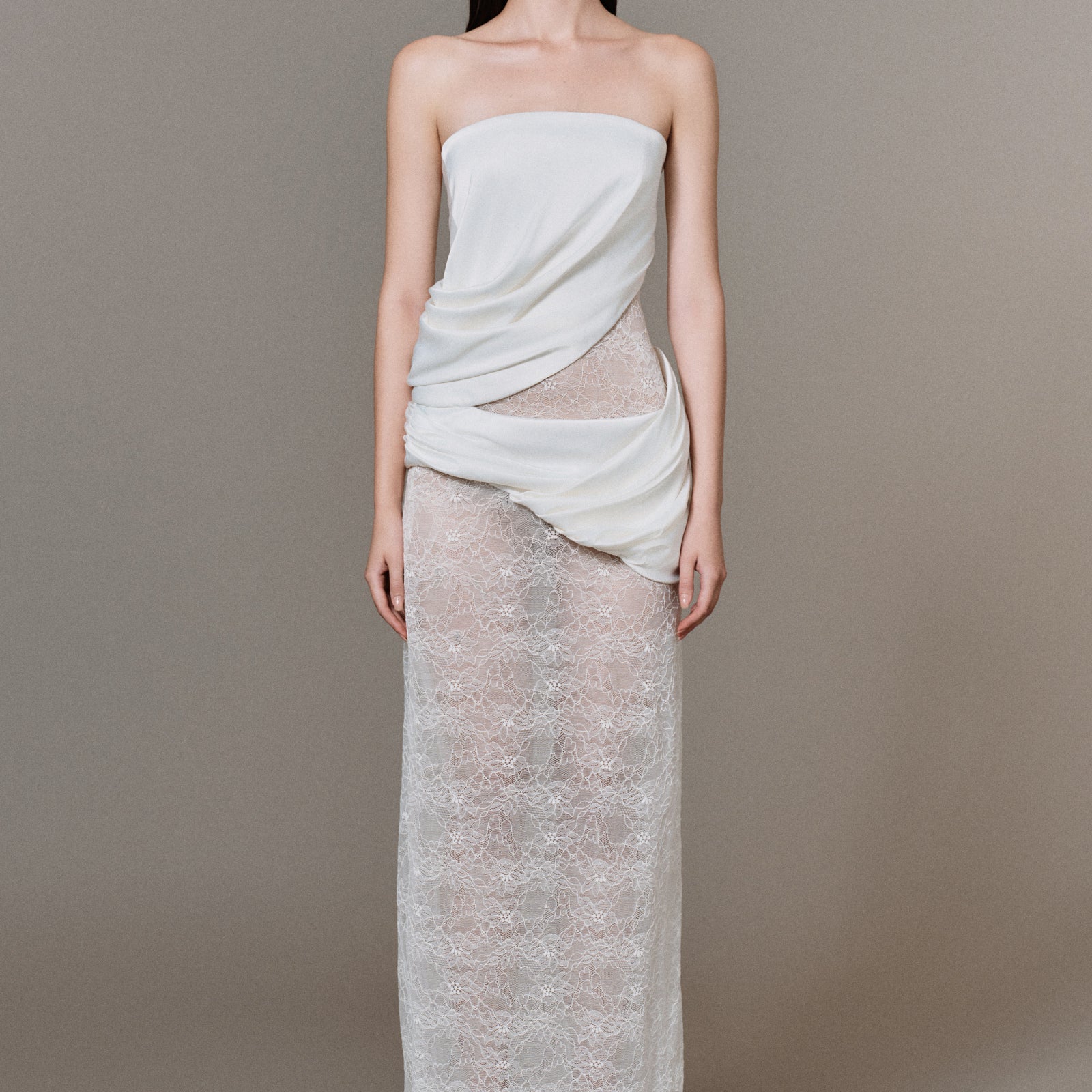 Cylia Draped Maxi Dress - MEAN BLVD