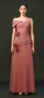 Cyra Asymmetric Neck Maxi Dress - MEAN BLVD