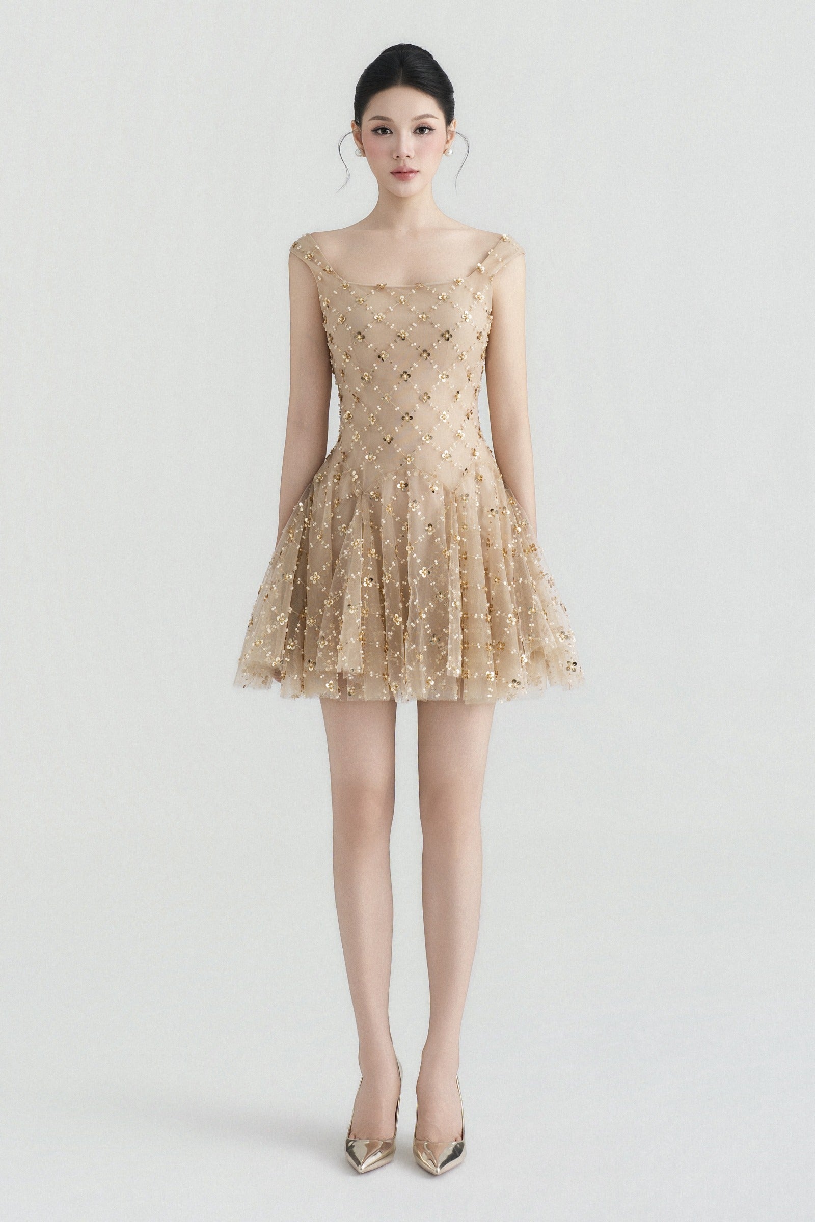 Cyrie Sequin Mini Dress - MEAN BLVD