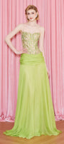 Cyrille Sequin Maxi Dress - MEAN BLVD