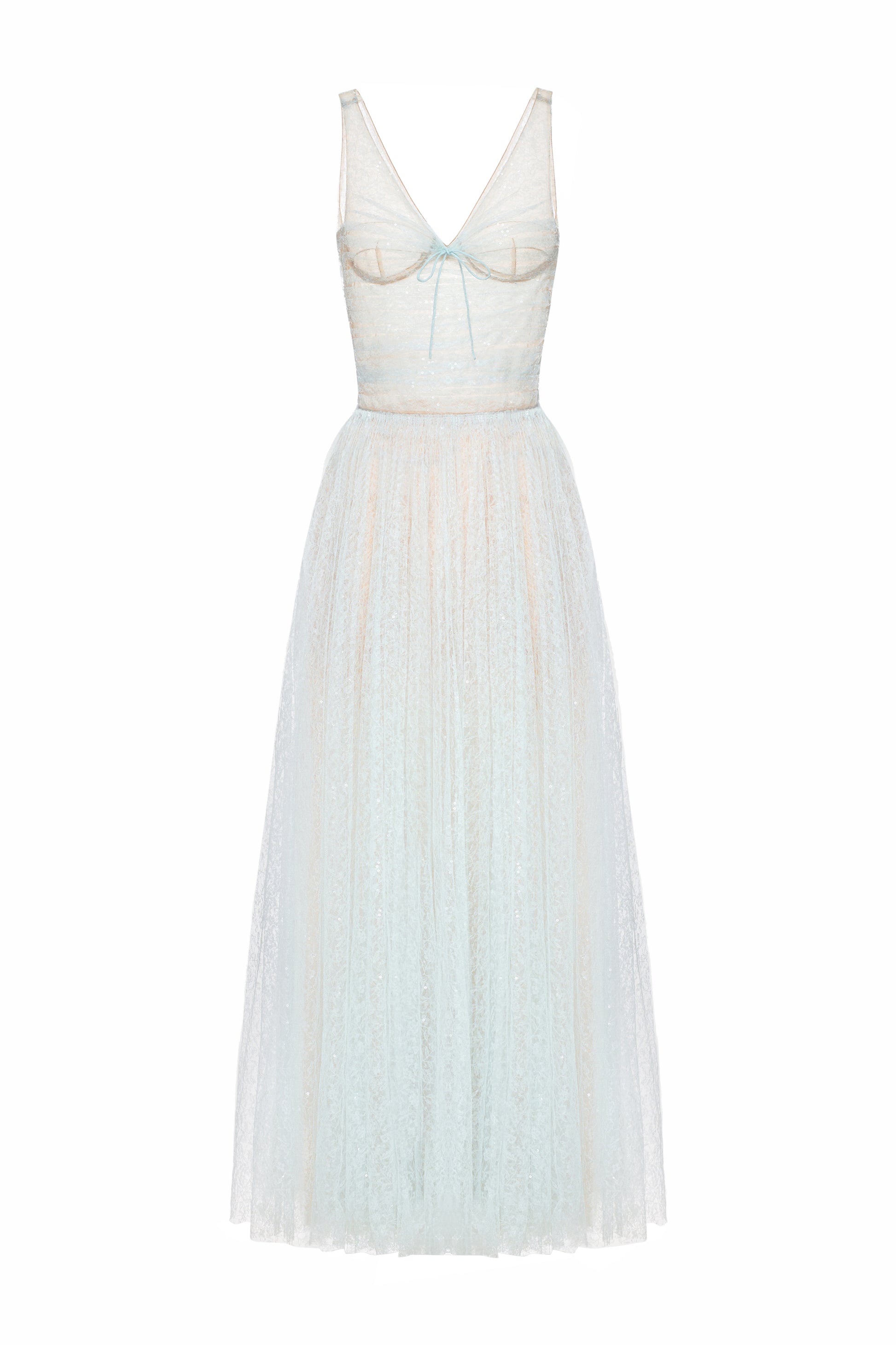 Selene V-Neck Sequin Maxi Dress