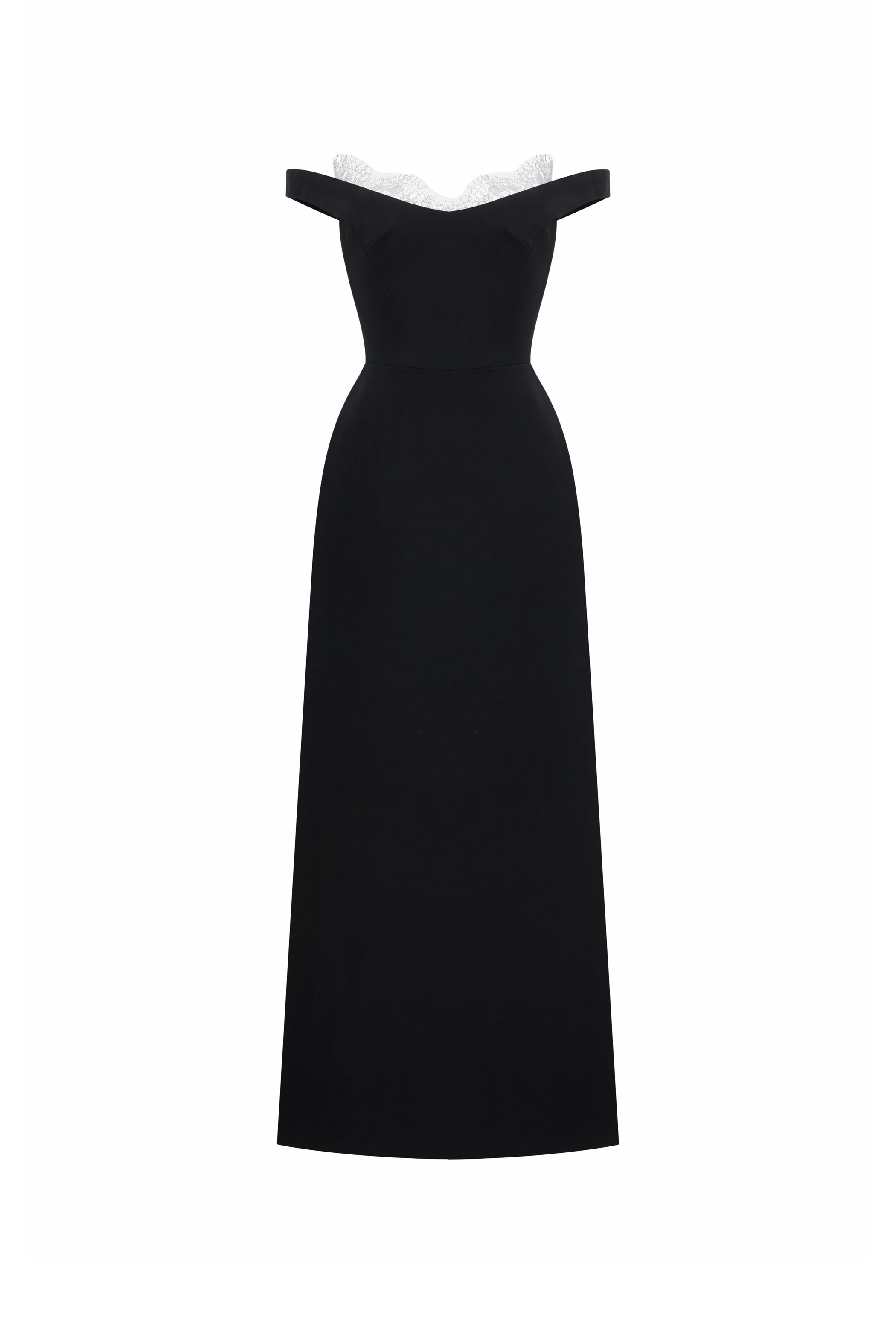 Amélie Off-Shoulder Applique Midi Dress