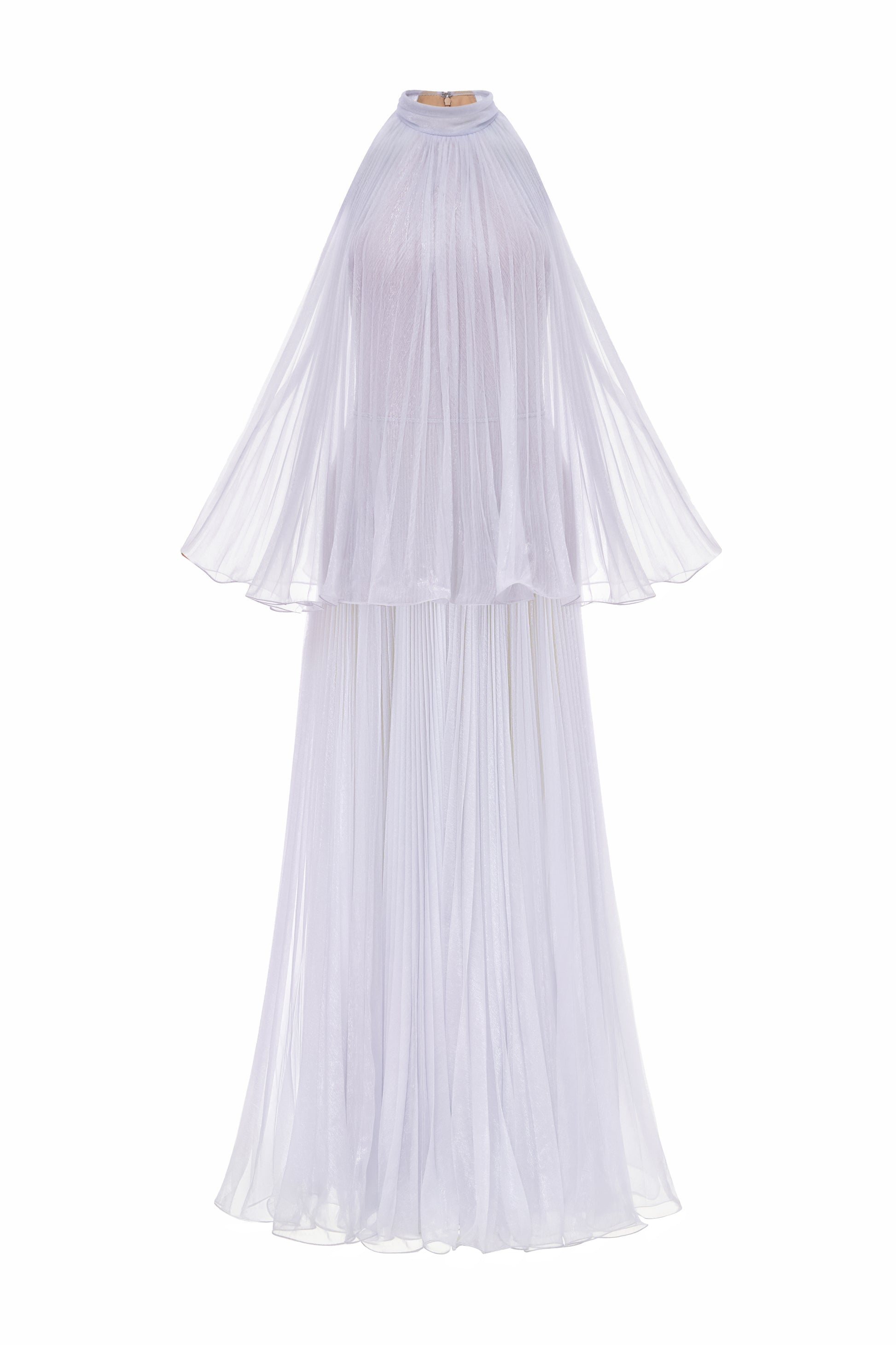 Margaux Halter Polyester Maxi Dress