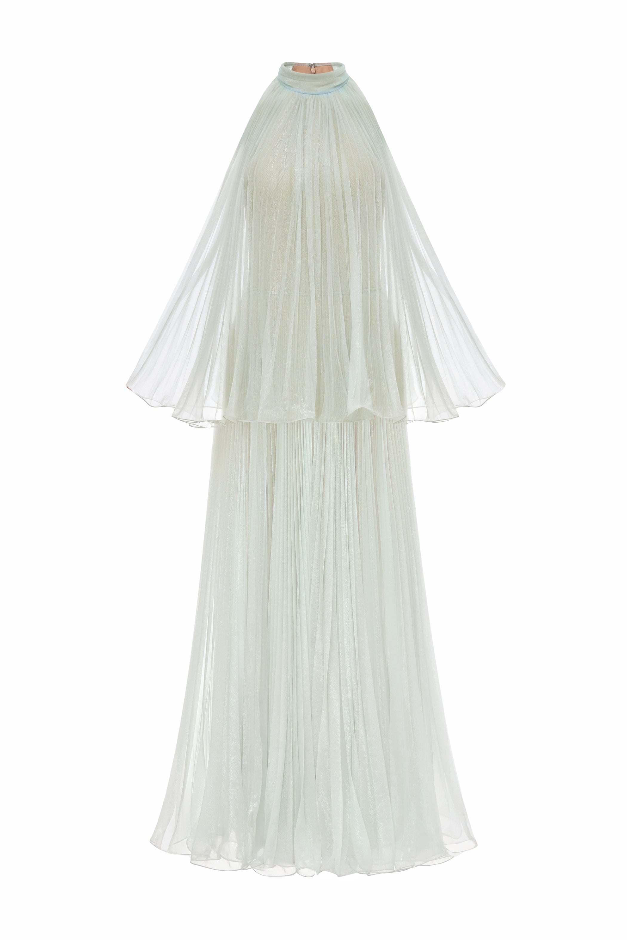 Margaux Halter Polyester Maxi Dress