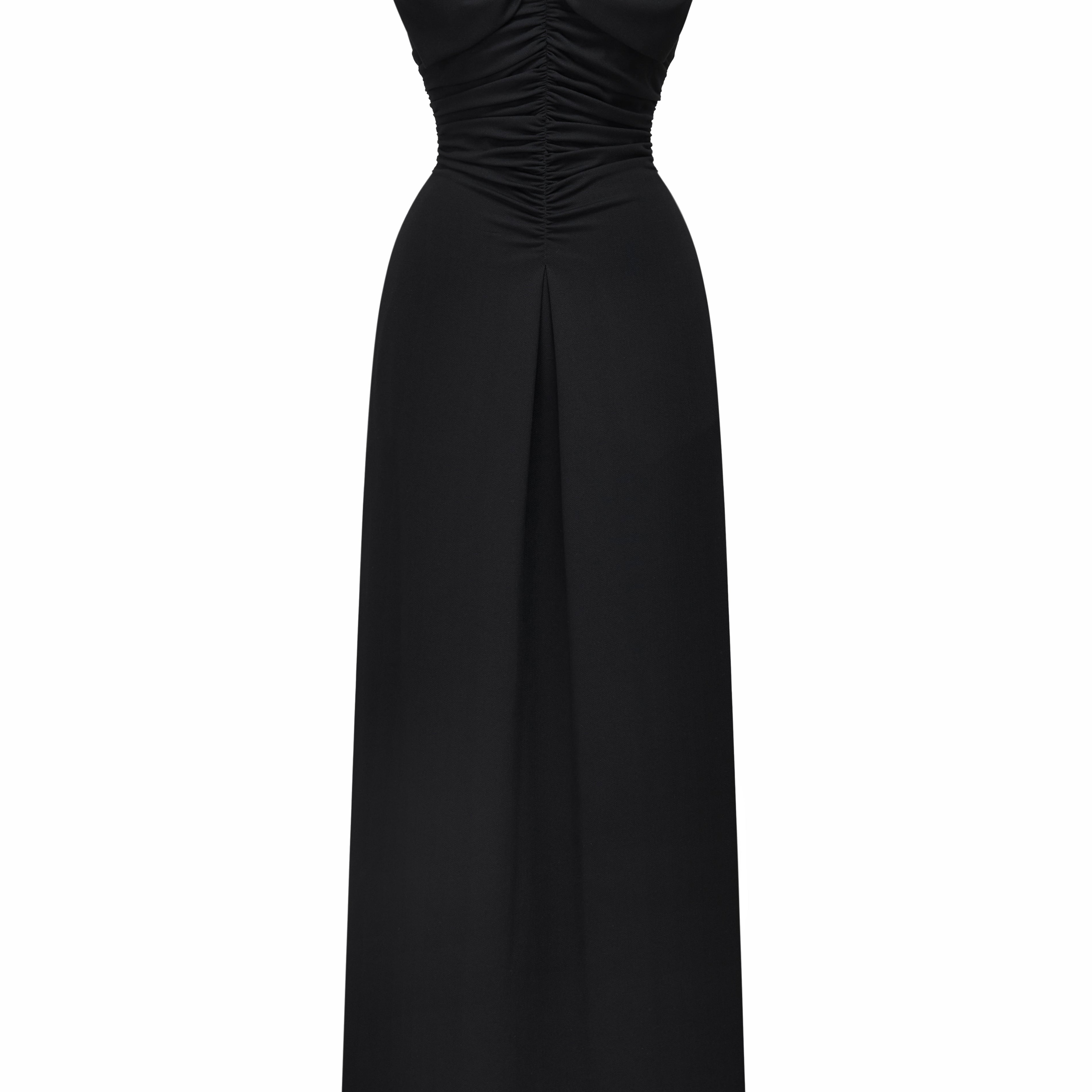 Isabelle Sweetheart Draped Maxi Dress