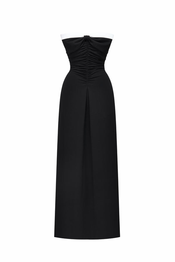 Isabelle Sweetheart Draped Maxi Dress