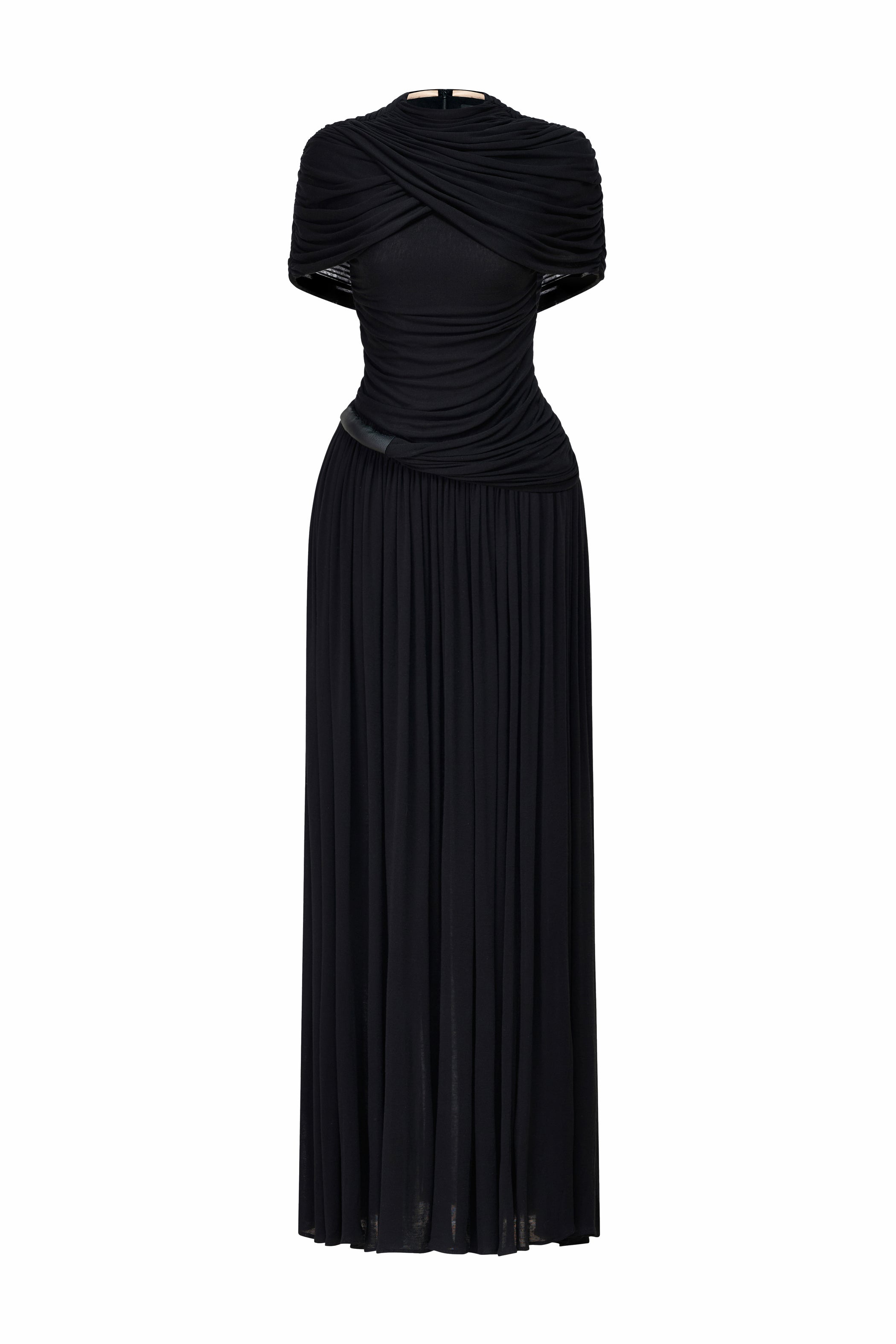 Aurélie Cape Draped Maxi Dress