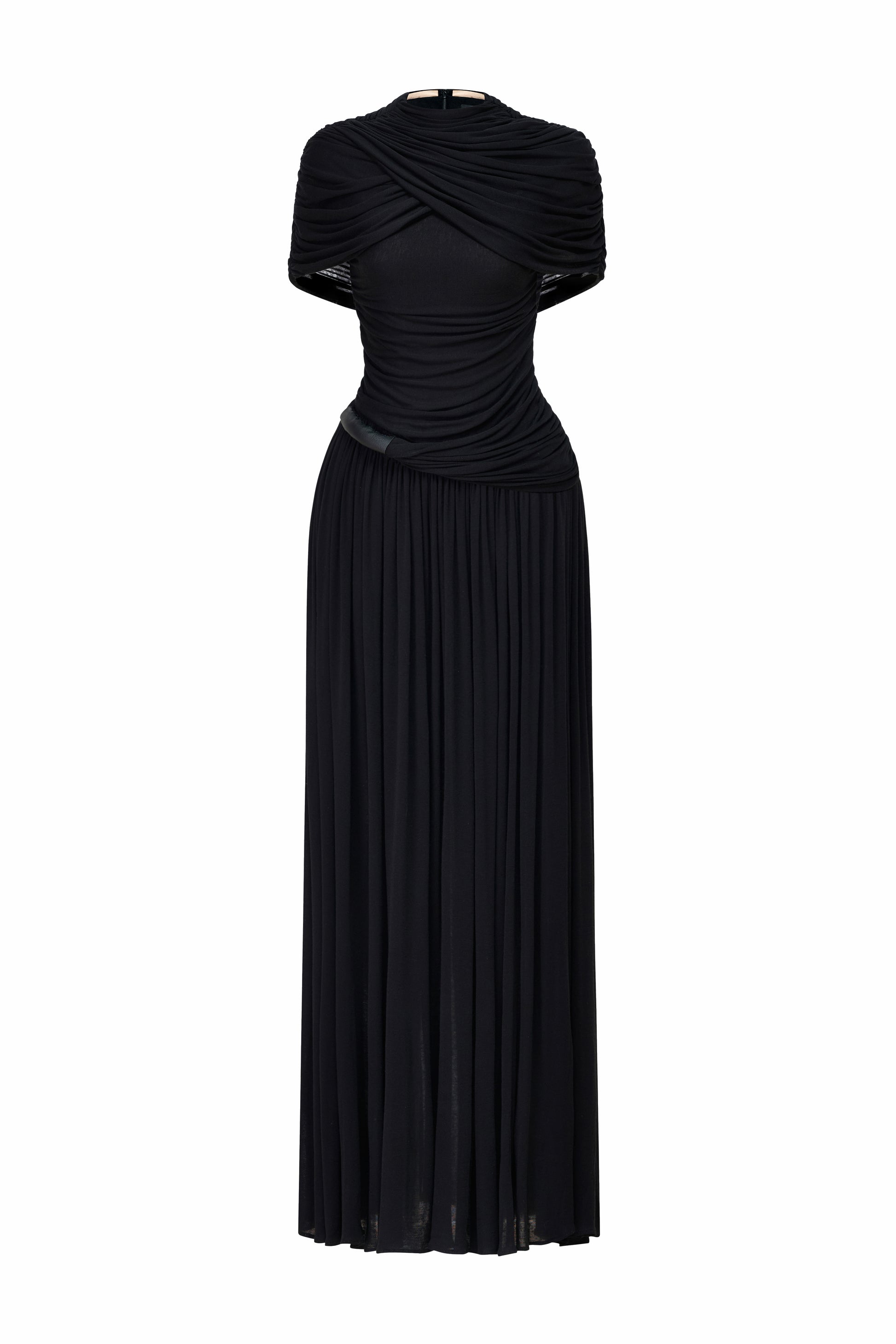 Aurélie Cape Draped Maxi Dress