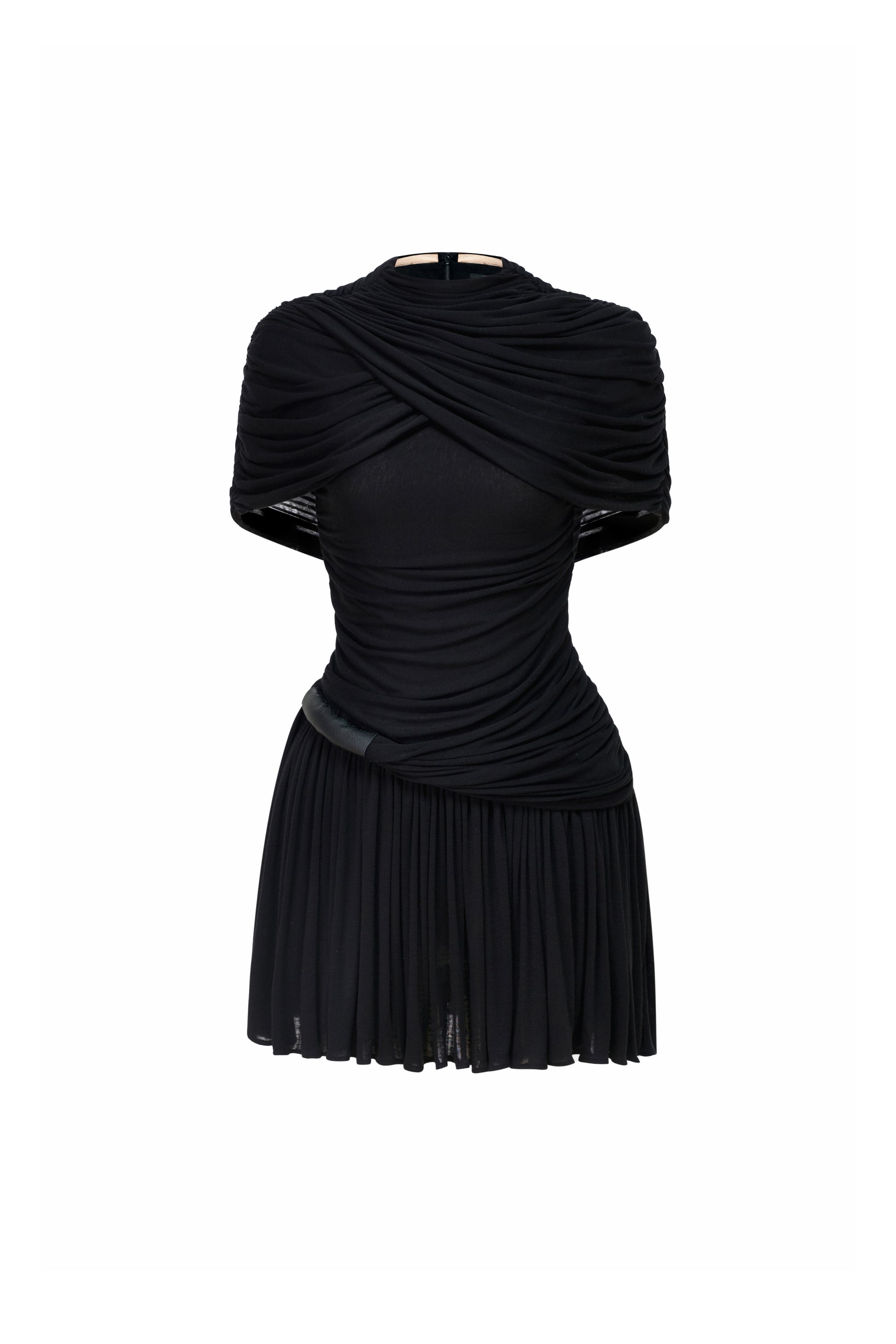 Serena Cape Draped Mini Dress