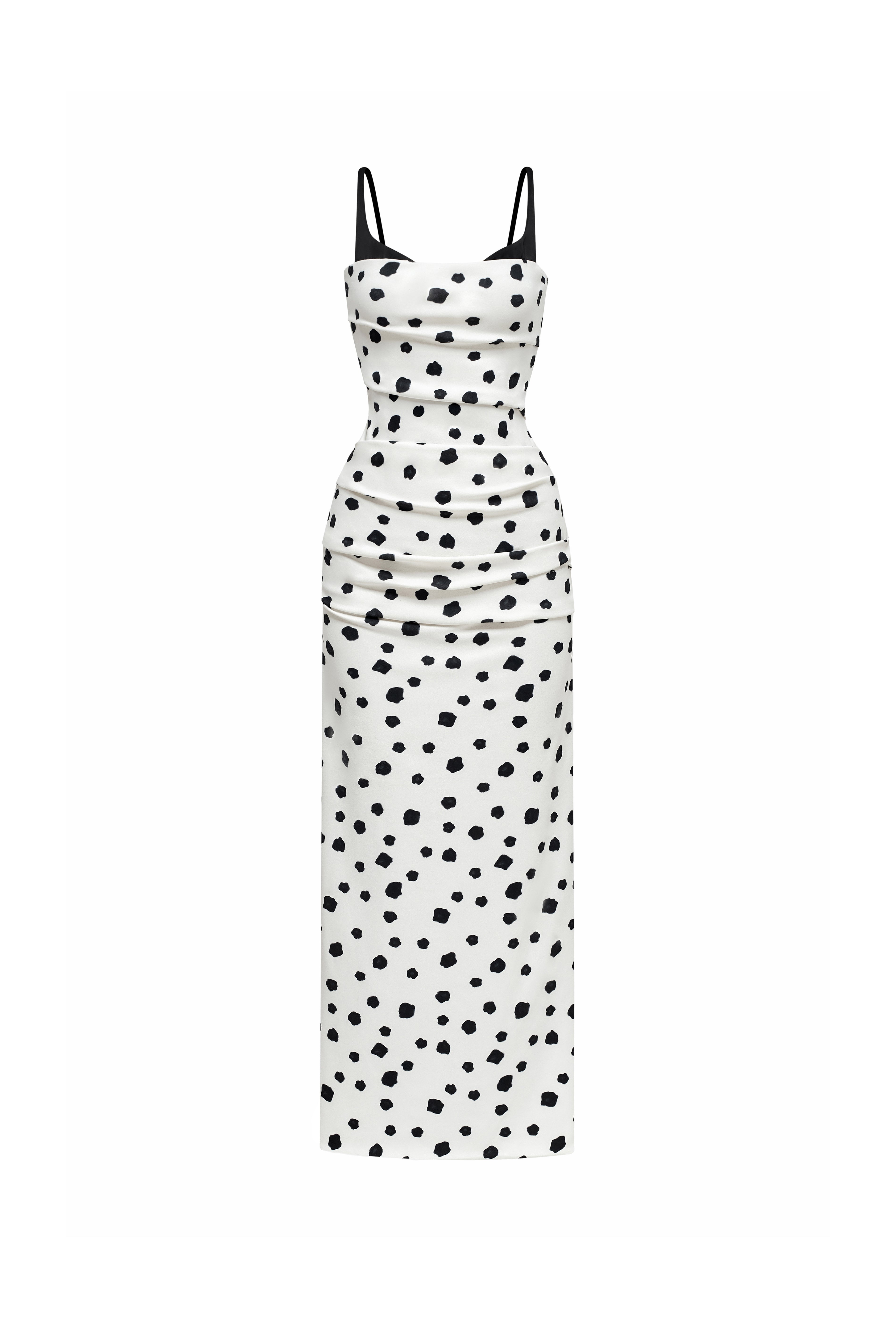 Ophelia Bodycon Draped Midi Dress