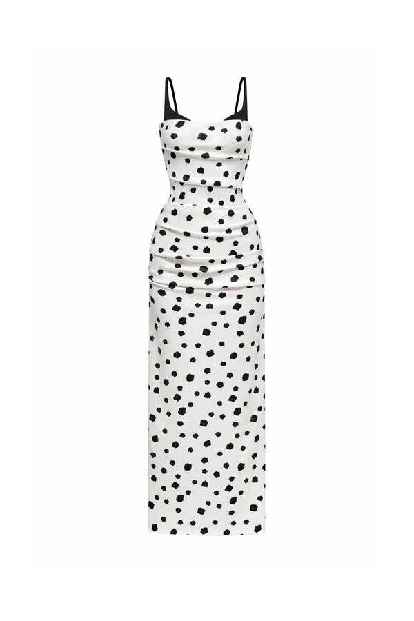 Ophelia Bodycon Draped Midi Dress