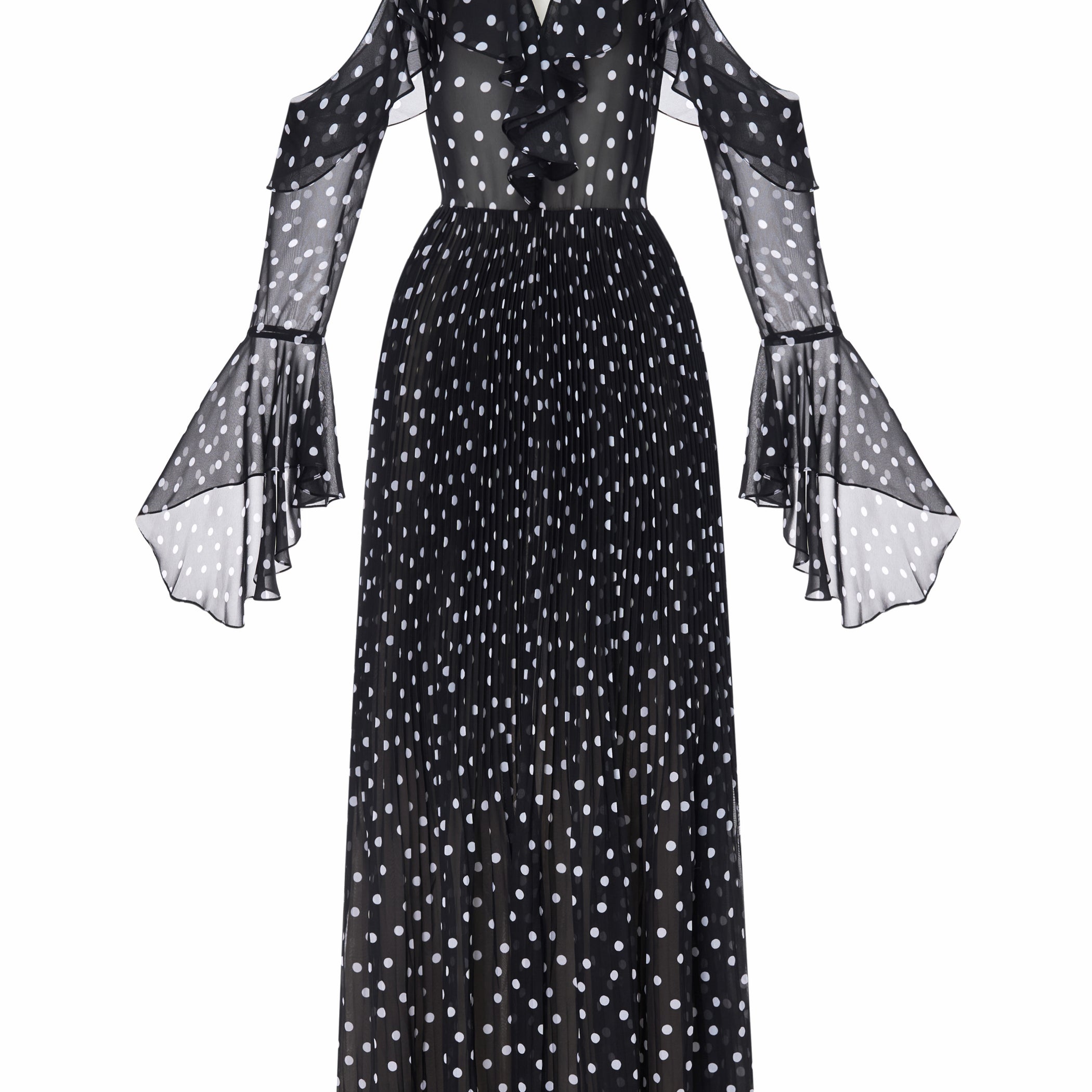 Beatrice Sweetheart Ruffle Maxi Dress