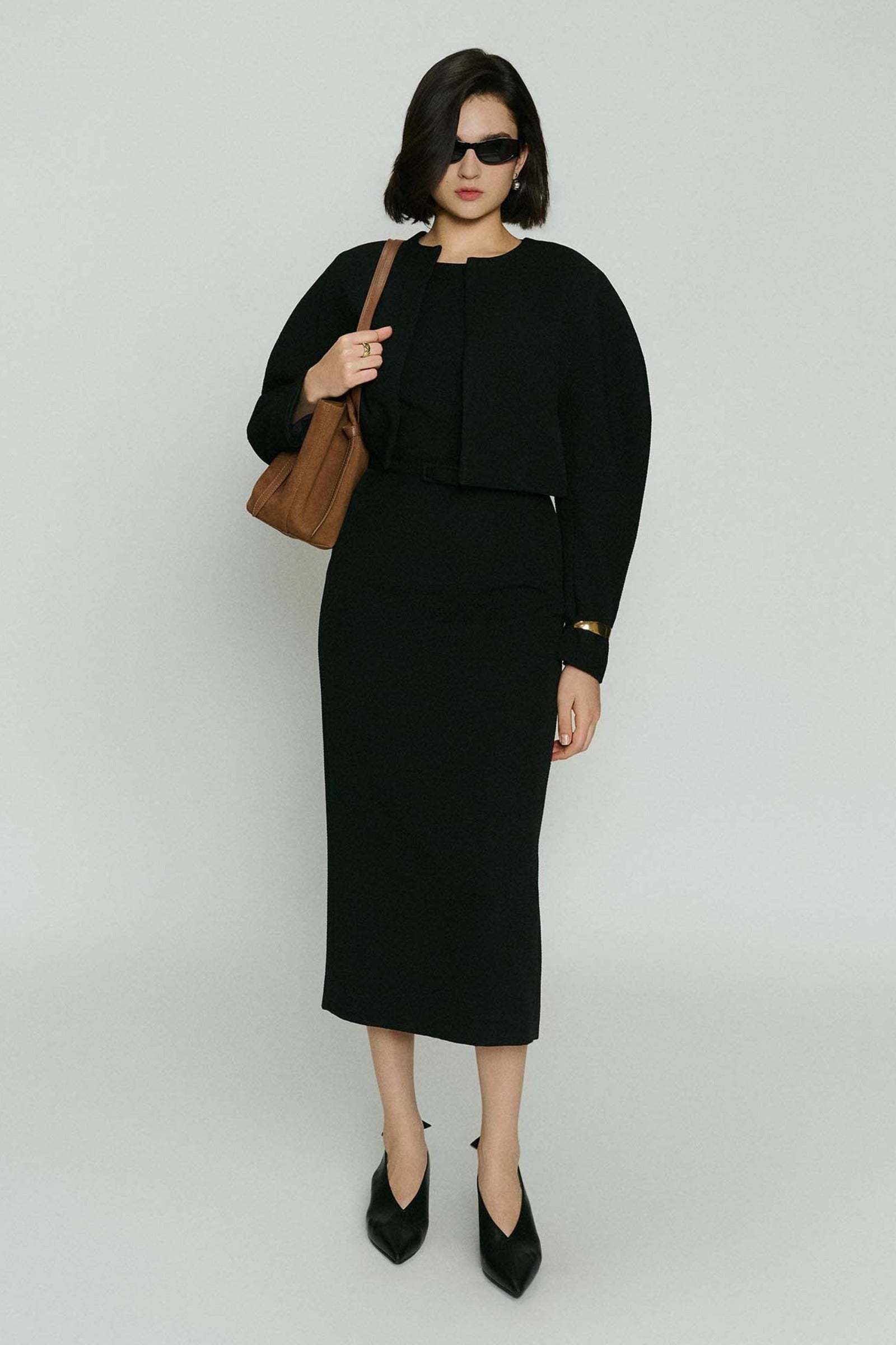 Elegant Puff Sleeve Jacket