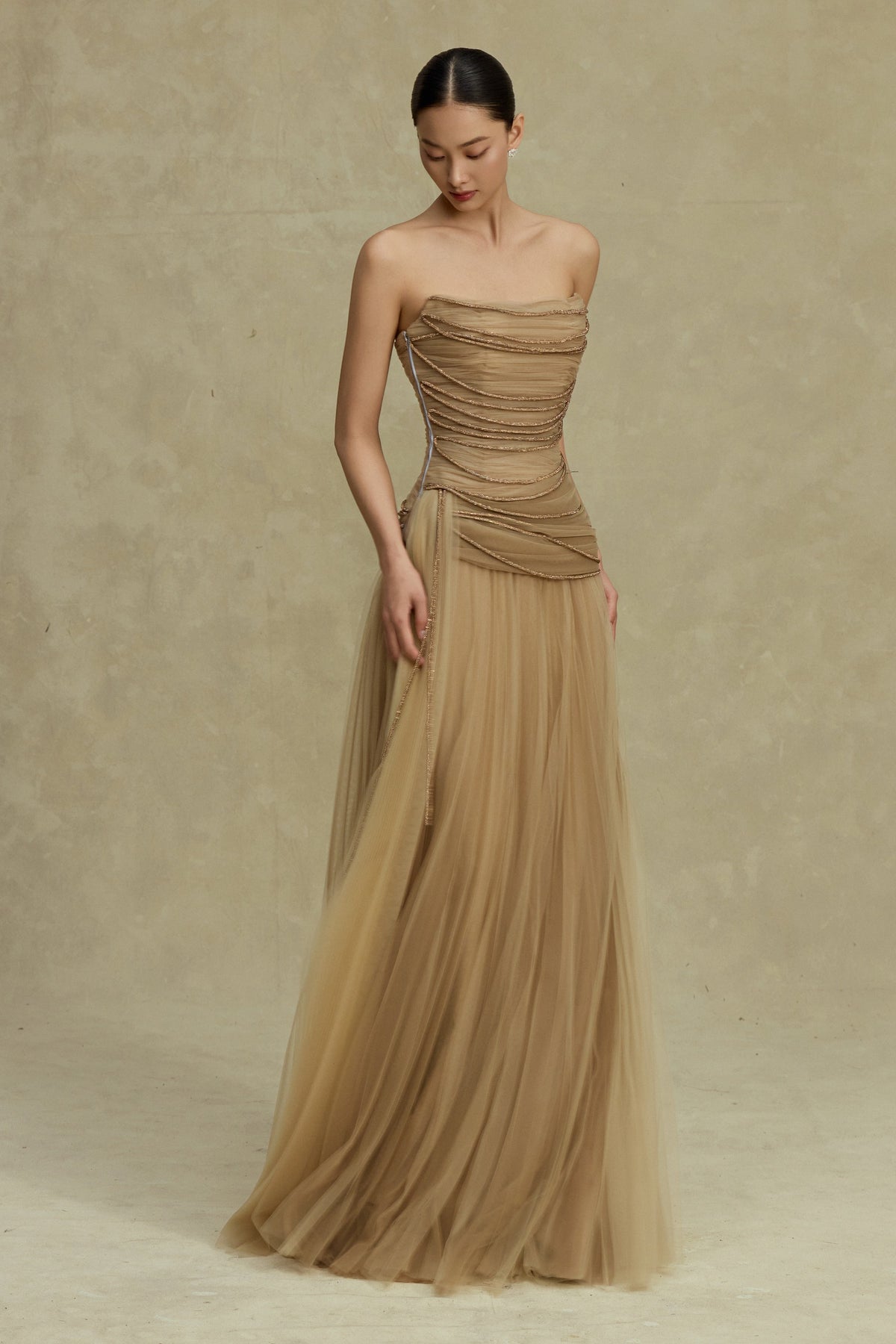 Dara Ruched Maxi Dress