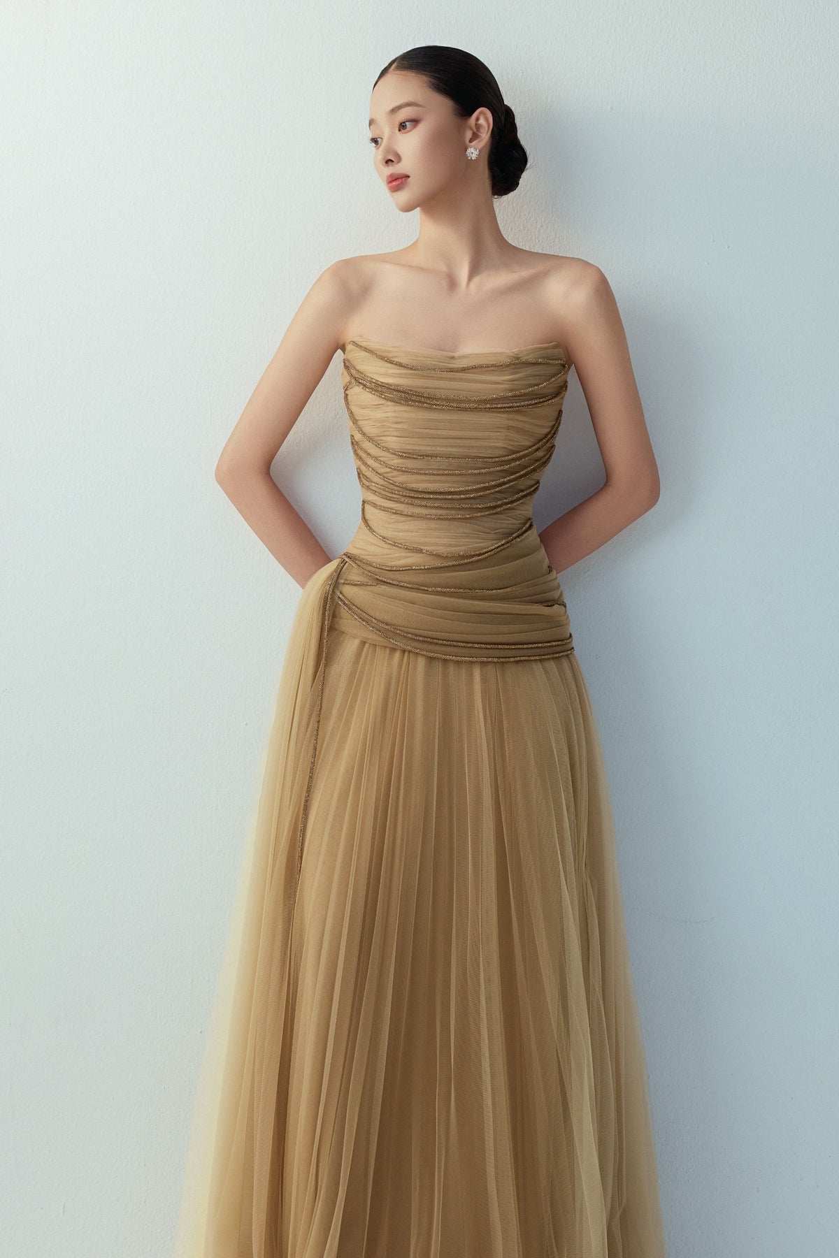 Dara Ruched Maxi Dress
